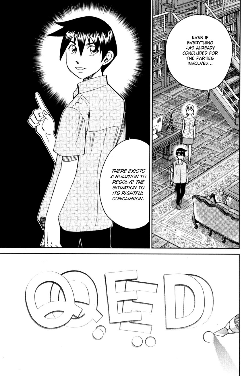 Q.E.D. iff - Shoumei Shuuryou Chapter 27 page 64 - Chapter 27: The Man Travelling With 100 Million Yen