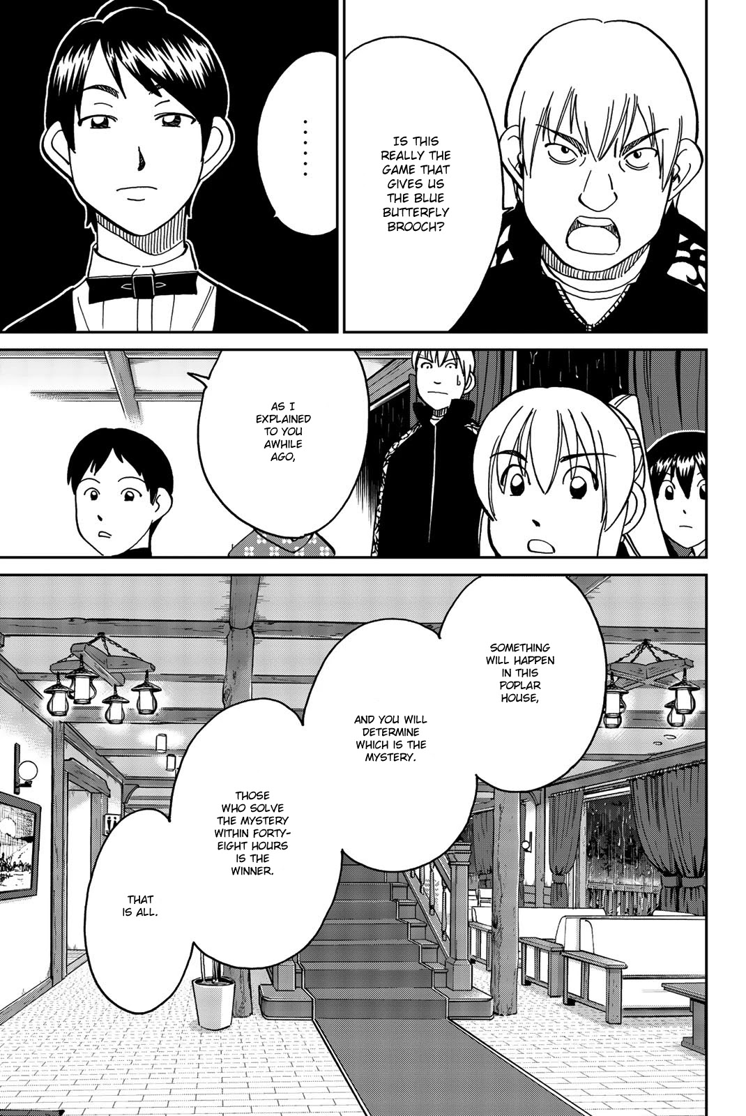 Q.E.D. iff - Shoumei Shuuryou Chapter 33 page 46 - Chapter 33: The Poplar House Murder Game