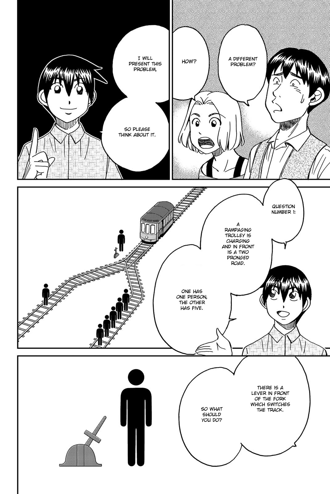 Q.E.D. iff - Shoumei Shuuryou Chapter 34 page 42 - Chapter 34: Trolley Problem