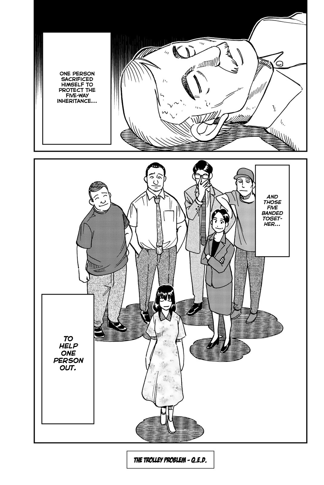 Q.E.D. iff - Shoumei Shuuryou Chapter 34 page 95 - Chapter 34: Trolley Problem