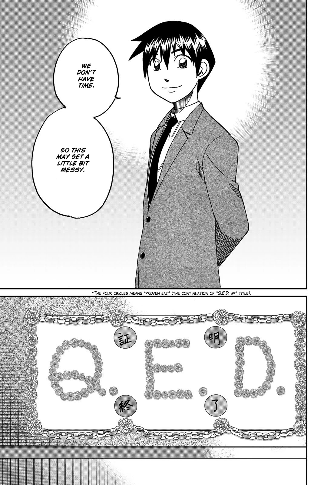 Q.E.D. iff - Shoumei Shuuryou Chapter 36 page 58 - Chapter 36: School Festival Suite