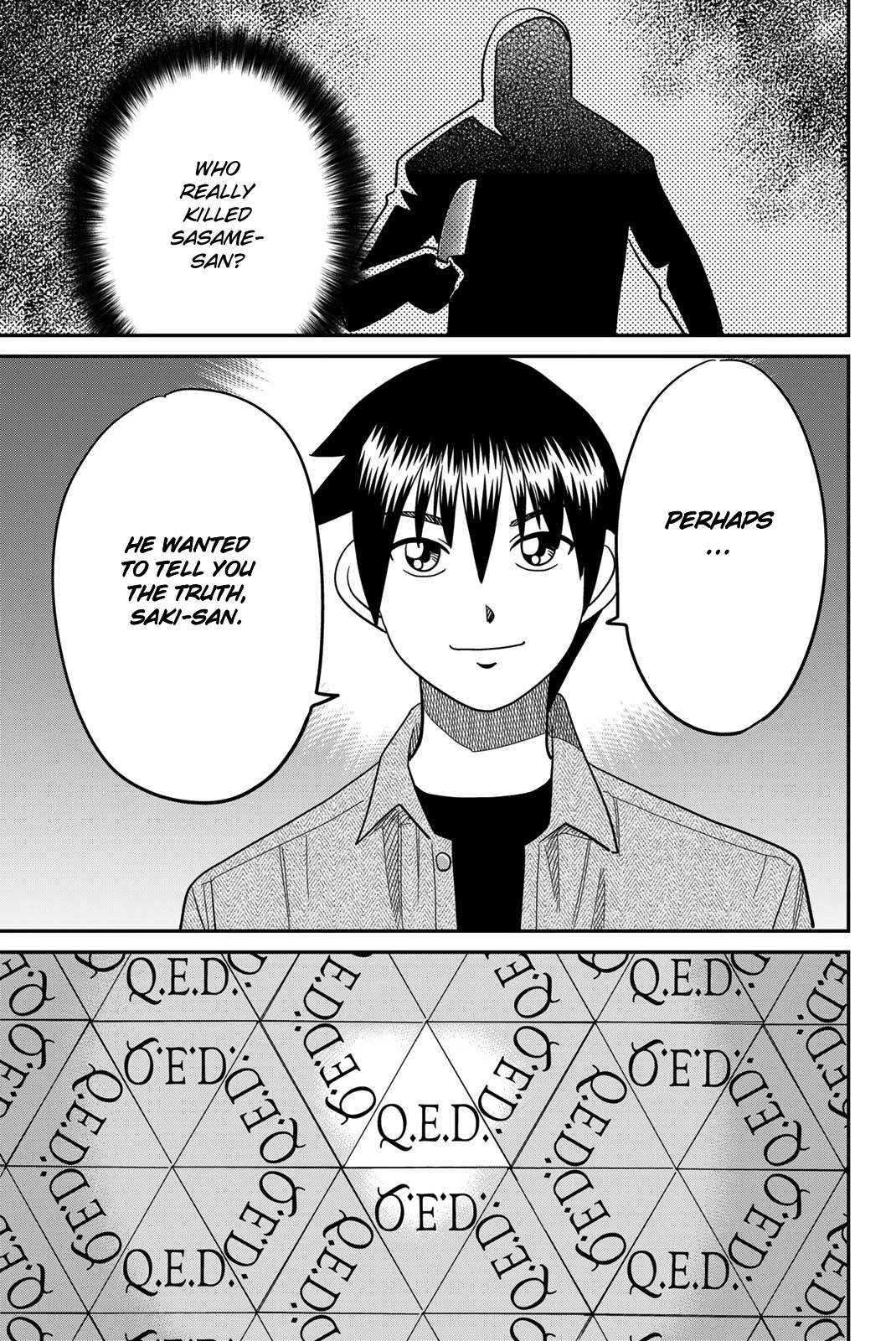 Q.E.D. iff - Shoumei Shuuryou Chapter 42 page 71 - Chapter 42: Post-Mortem Letter