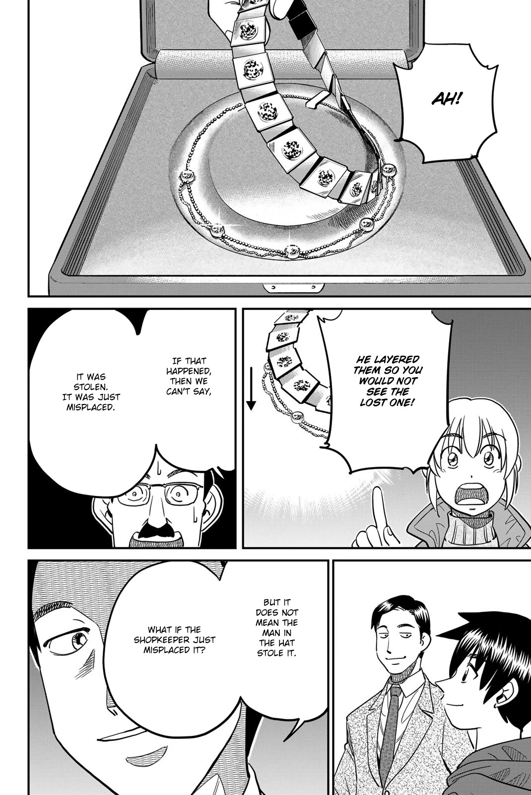 Q.E.D. iff - Shoumei Shuuryou Chapter 43 page 94 - Chapter 43: Thievery, Corruption, and Murder