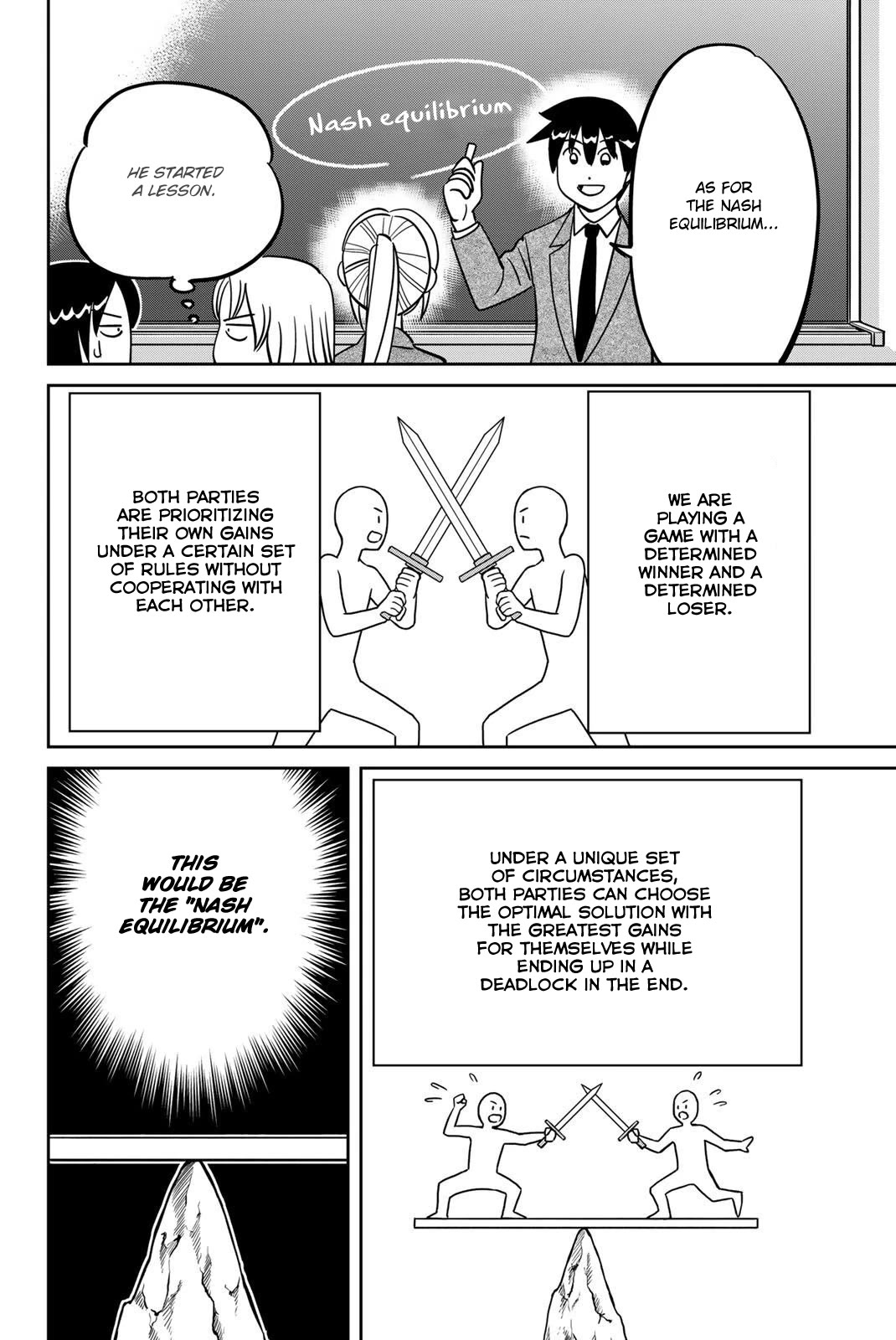 Q.E.D. iff - Shoumei Shuuryou Chapter 47 page 28 - Chapter 47: Ball Games and Nash Equilibrium
