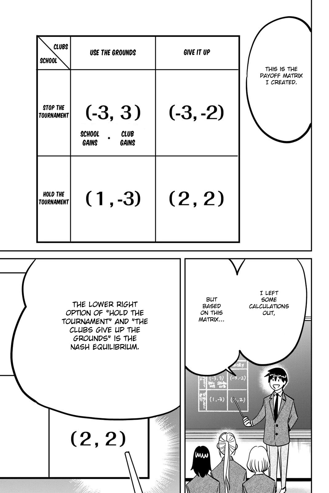 Q.E.D. iff - Shoumei Shuuryou Chapter 47 page 35 - Chapter 47: Ball Games and Nash Equilibrium