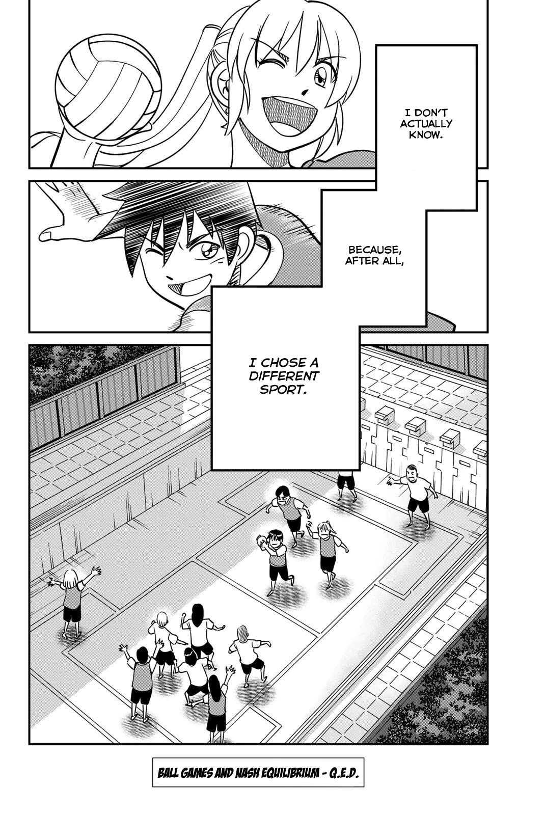 Q.E.D. iff - Shoumei Shuuryou Chapter 47 page 92 - Chapter 47: Ball Games and Nash Equilibrium