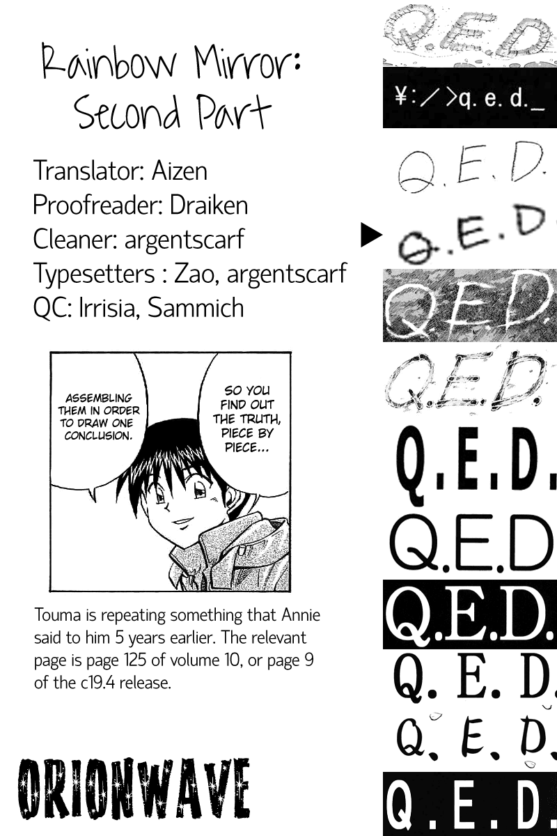 Q.E.D. - Shoumei Shuuryou Chapter 23.2 page 65 - Chapter 23.2: Rainbow Mirror (Part 2)