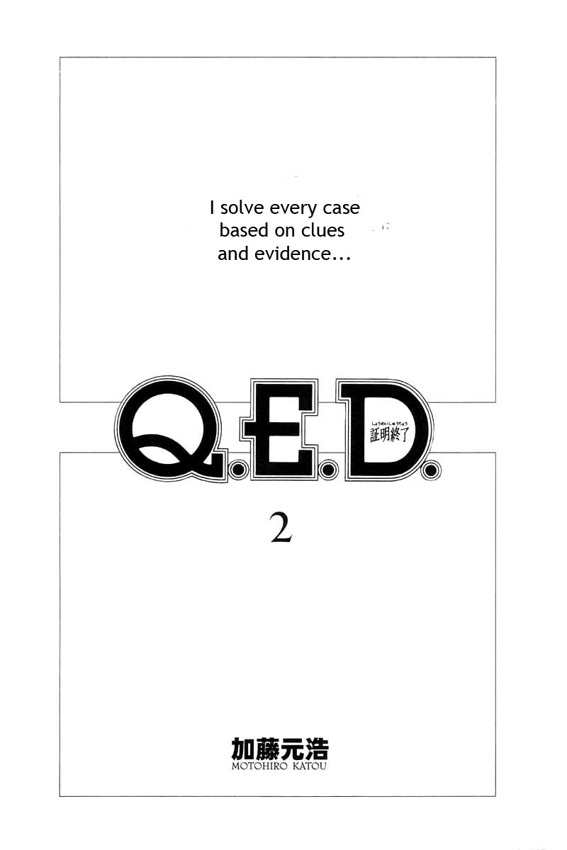 Q.E.D. - Shoumei Shuuryou Chapter 3.1 page 4 - Chapter 3.1: Rokubu's Treasure (Part 1)