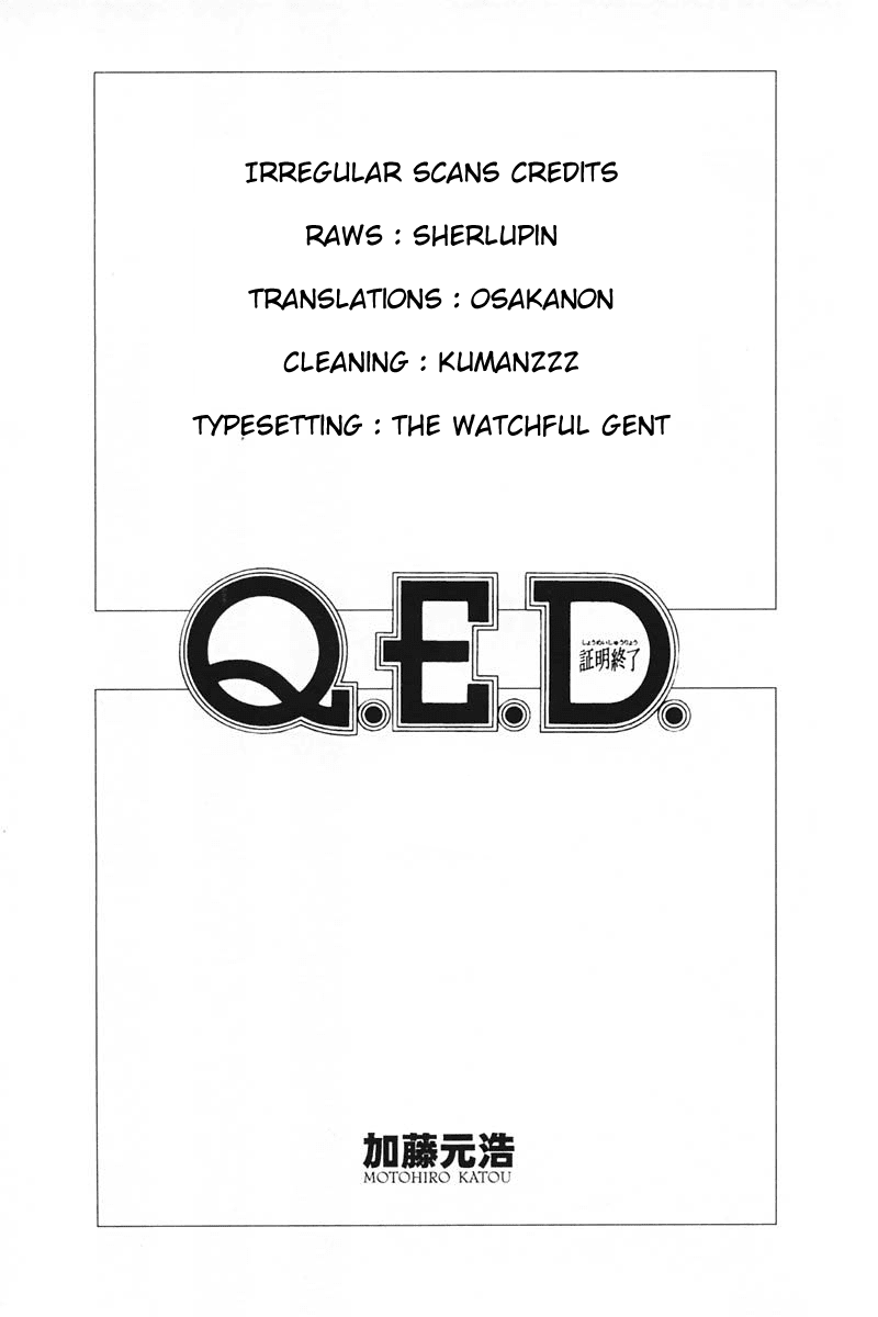 Q.E.D. - Shoumei Shuuryou Chapter 32 page 2 - Chapter 32: Disaster Of A Disastrous Man