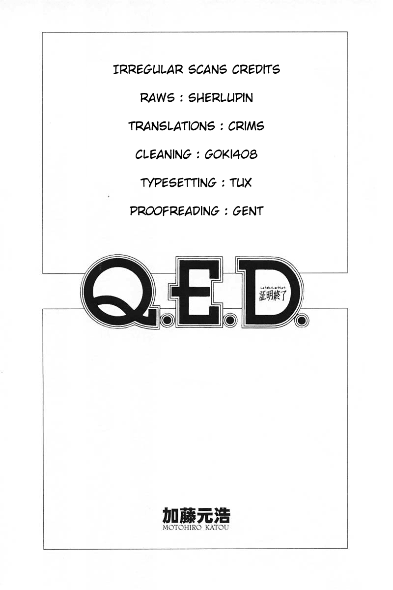 Q.E.D. - Shoumei Shuuryou Chapter 34 page 2 - Chapter 34: Arrival Of The Famous Detective(s)!