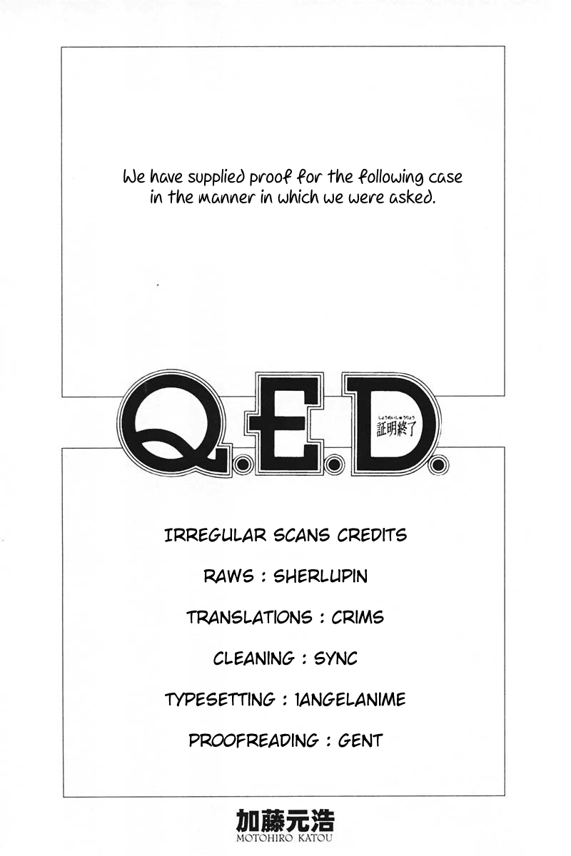 Q.E.D. - Shoumei Shuuryou Chapter 35 page 2 - Chapter 35: Three Birds