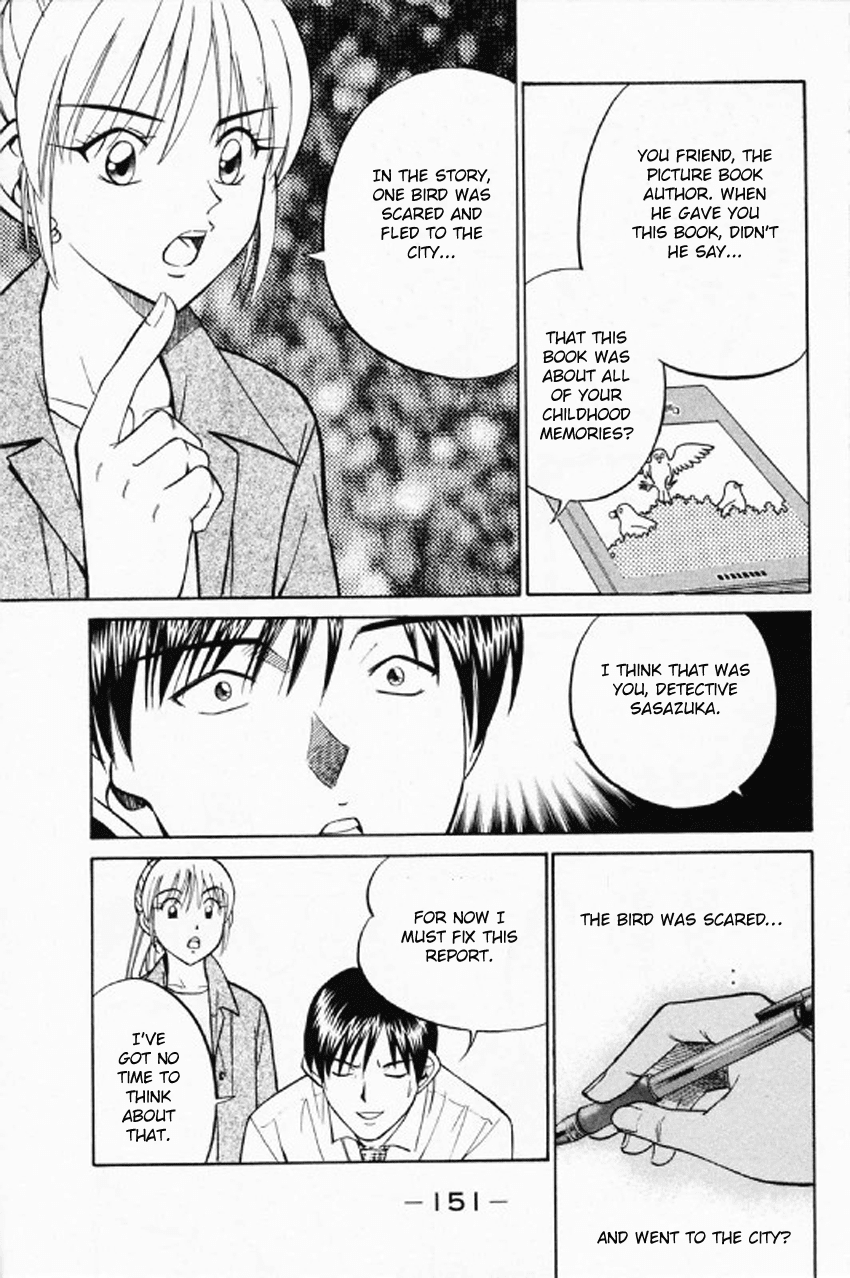 Q.E.D. - Shoumei Shuuryou Chapter 35 page 54 - Chapter 35: Three Birds