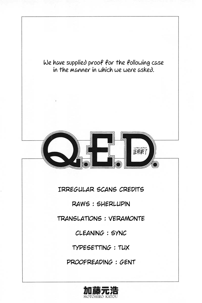 Q.E.D. - Shoumei Shuuryou Chapter 36 page 6 - Chapter 36: The Ghost Of Macbeth