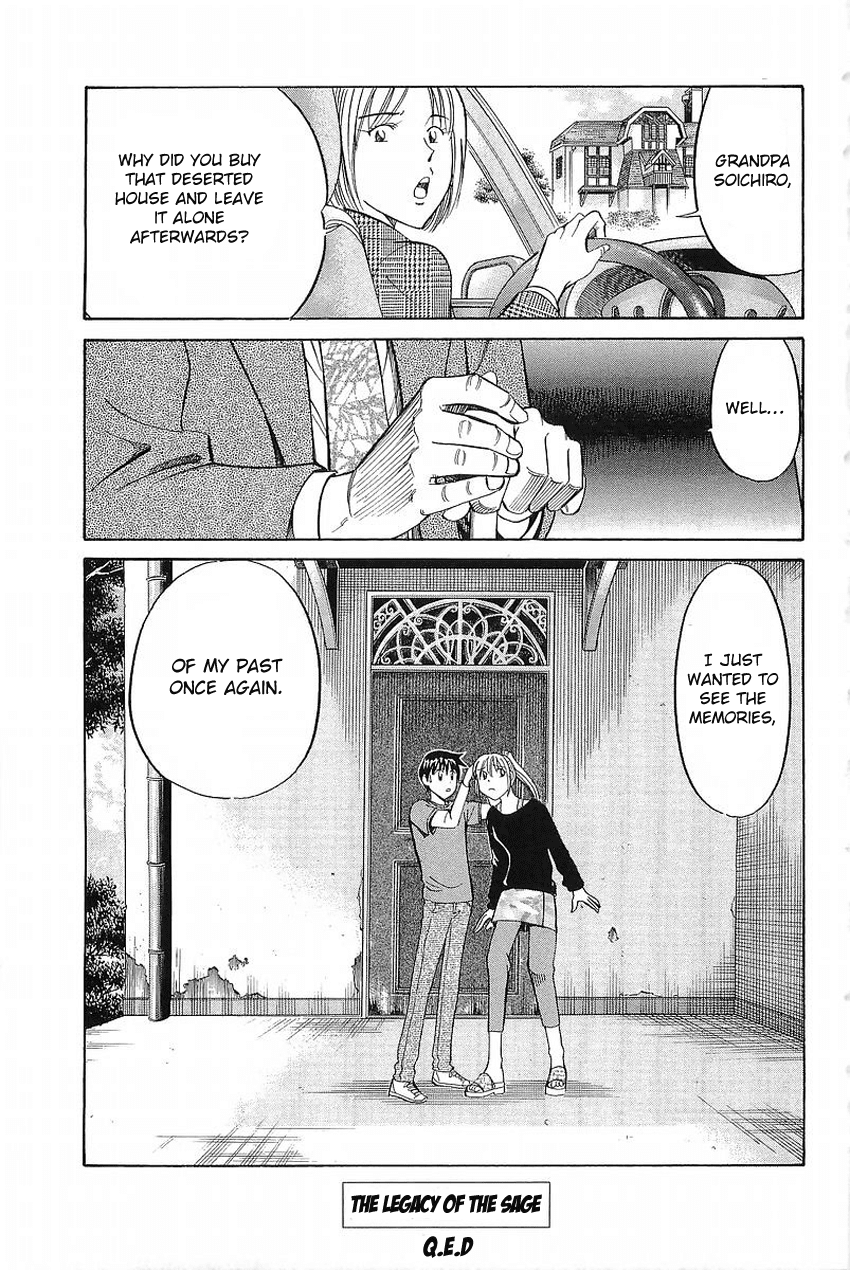 Q.E.D. - Shoumei Shuuryou Chapter 37 page 106 - Chapter 37: The Legacy Of The Sage