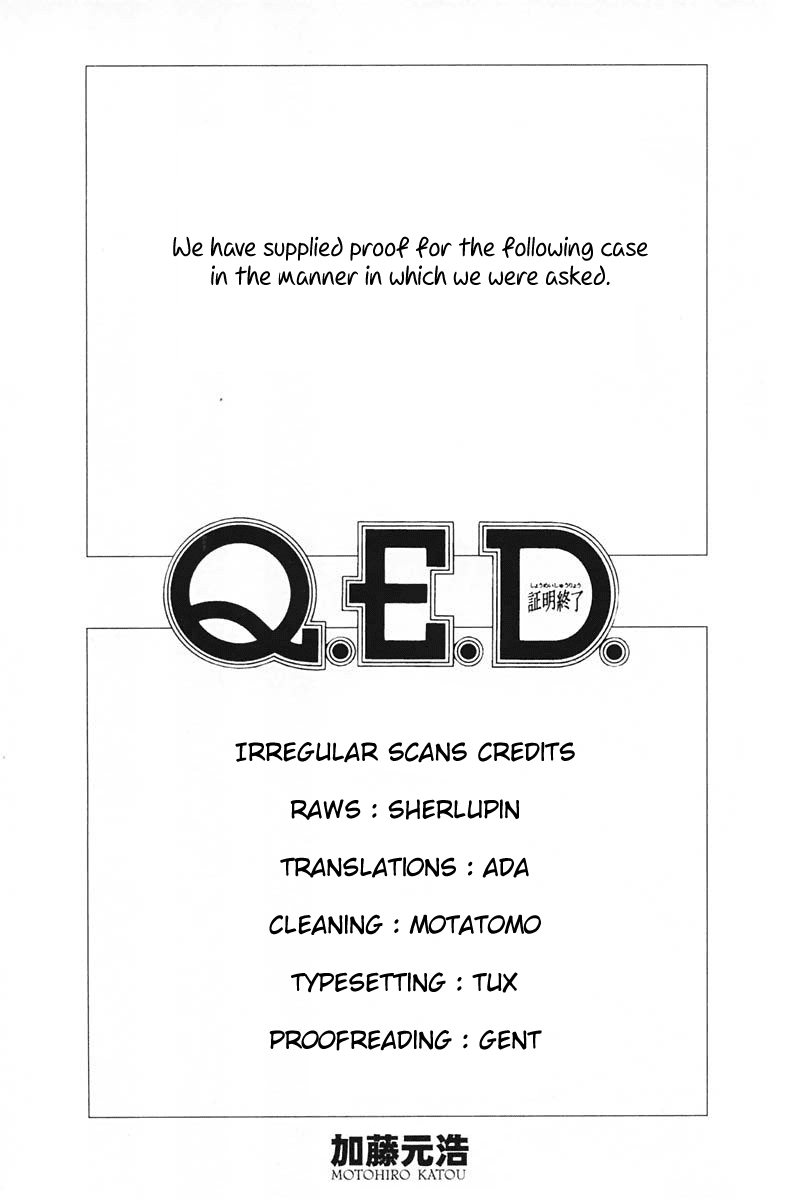 Q.E.D. - Shoumei Shuuryou Chapter 38 page 2 - Chapter 38: Infinite Moon