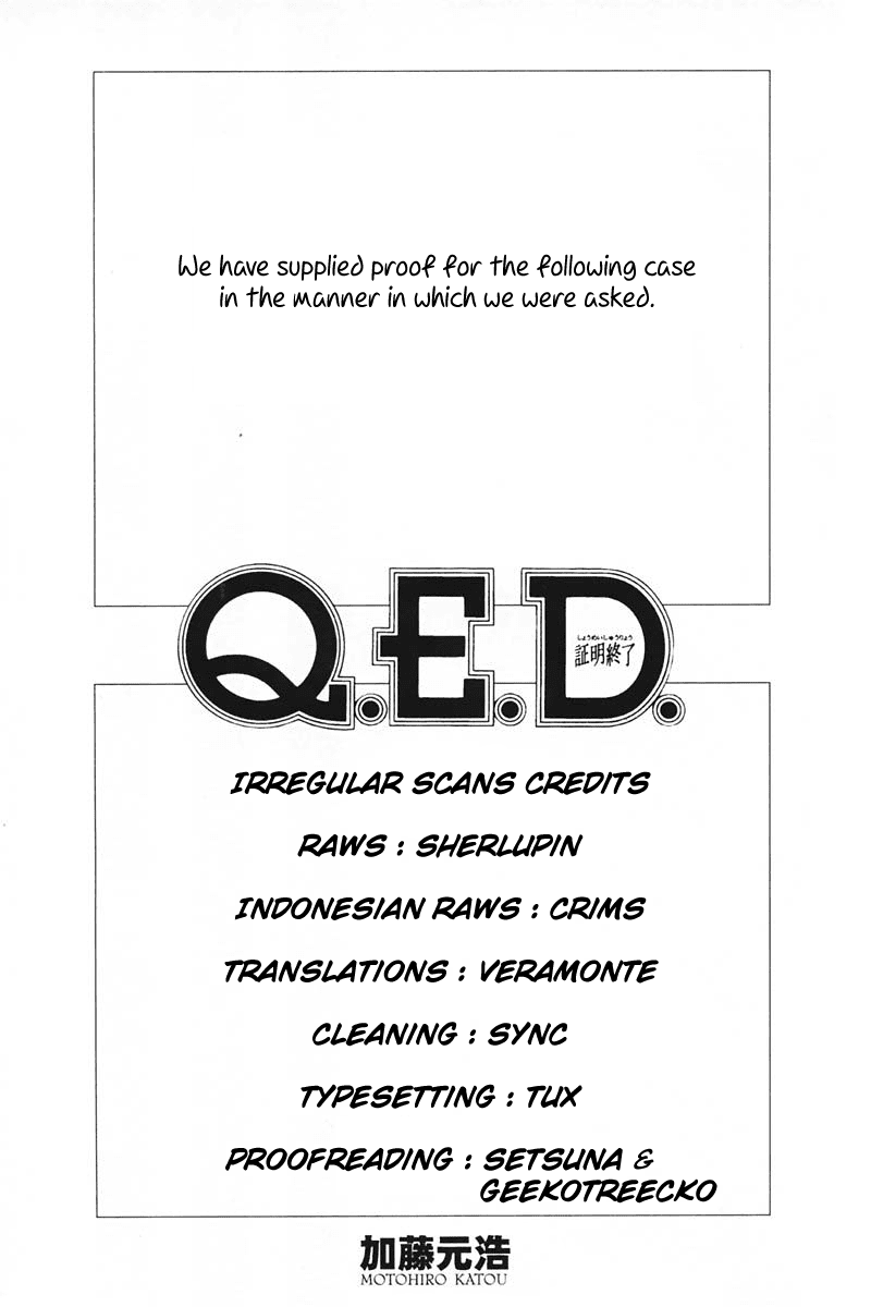 Q.E.D. - Shoumei Shuuryou Chapter 42.2 page 2 - Chapter 42.2: Spring In The Small River (Part 2)