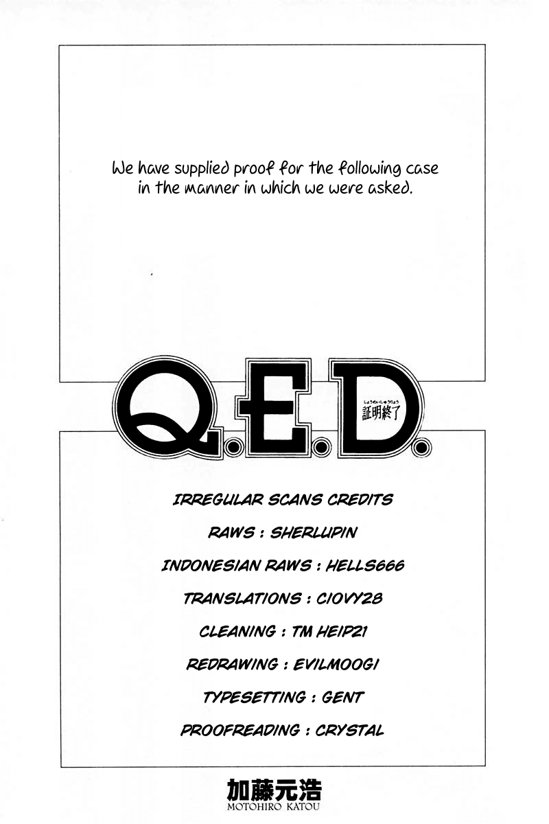 Q.E.D. - Shoumei Shuuryou Chapter 53 page 2 - Chapter 53: Burden Of Proof