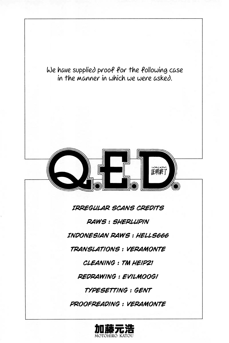 Q.E.D. - Shoumei Shuuryou Chapter 54.1 page 2 - Chapter 54.1: Pharaoh's Necklace (Part 1)