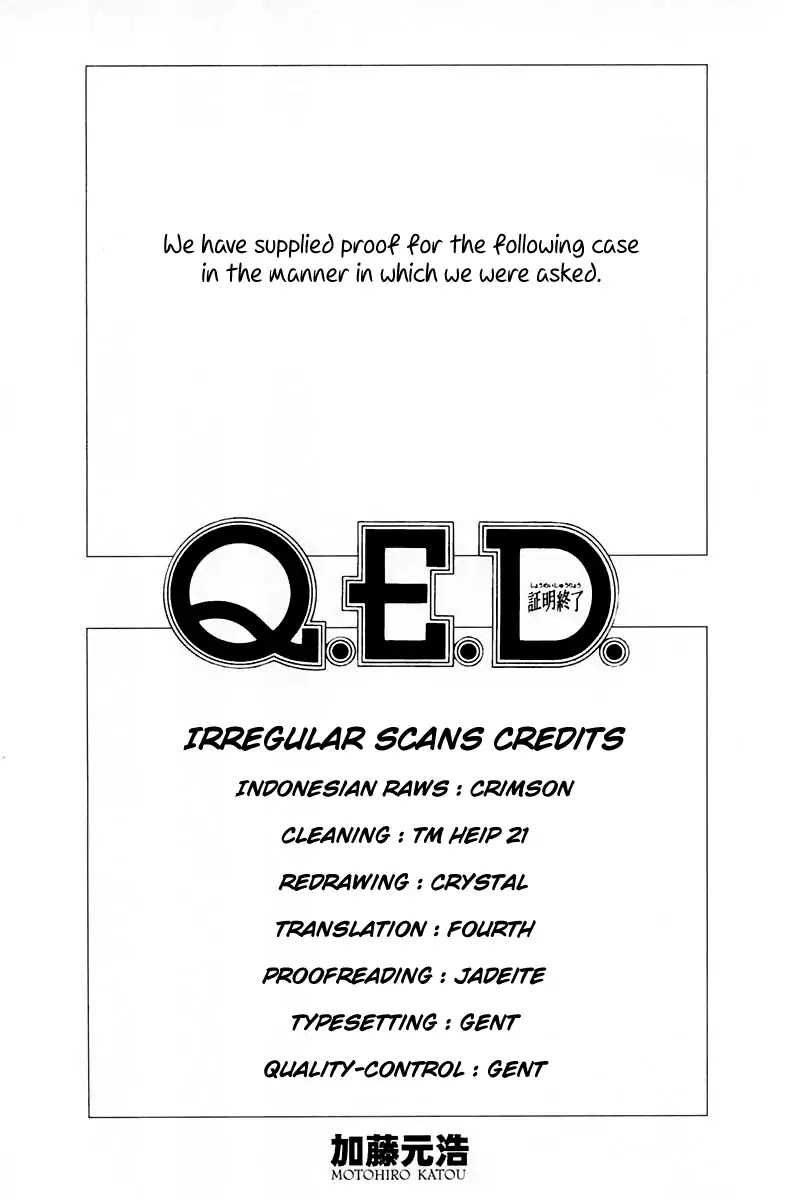 Q.E.D. - Shoumei Shuuryou Chapter 60.2 page 2 - Chapter 60.2: The Devil In The Eyes (Part 2)