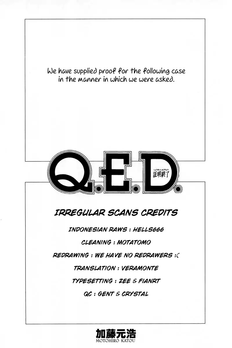 Q.E.D. - Shoumei Shuuryou Chapter 71 page 2 - Chapter 71: Q & A