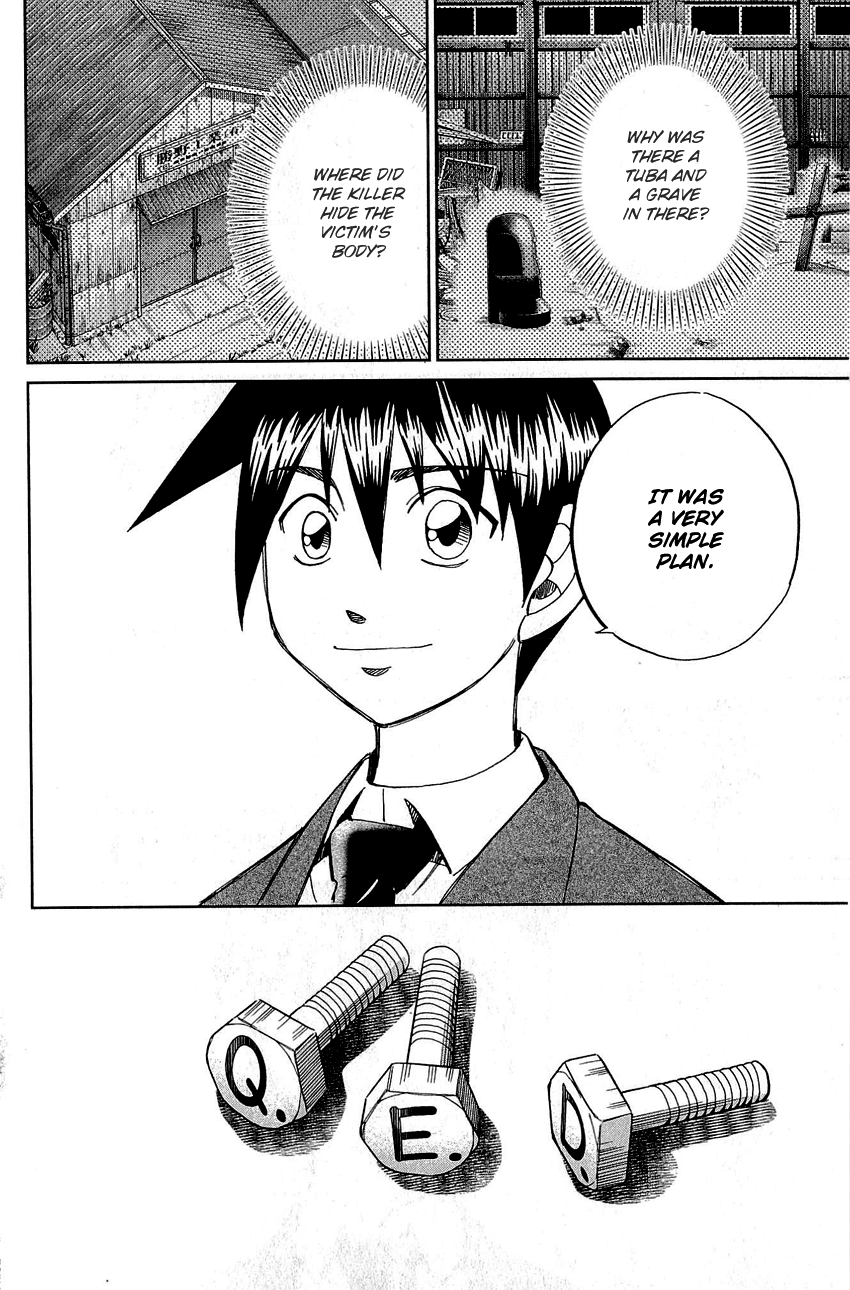Q.E.D. - Shoumei Shuuryou Chapter 86 page 74 - Chapter 86: Tuba and Grave