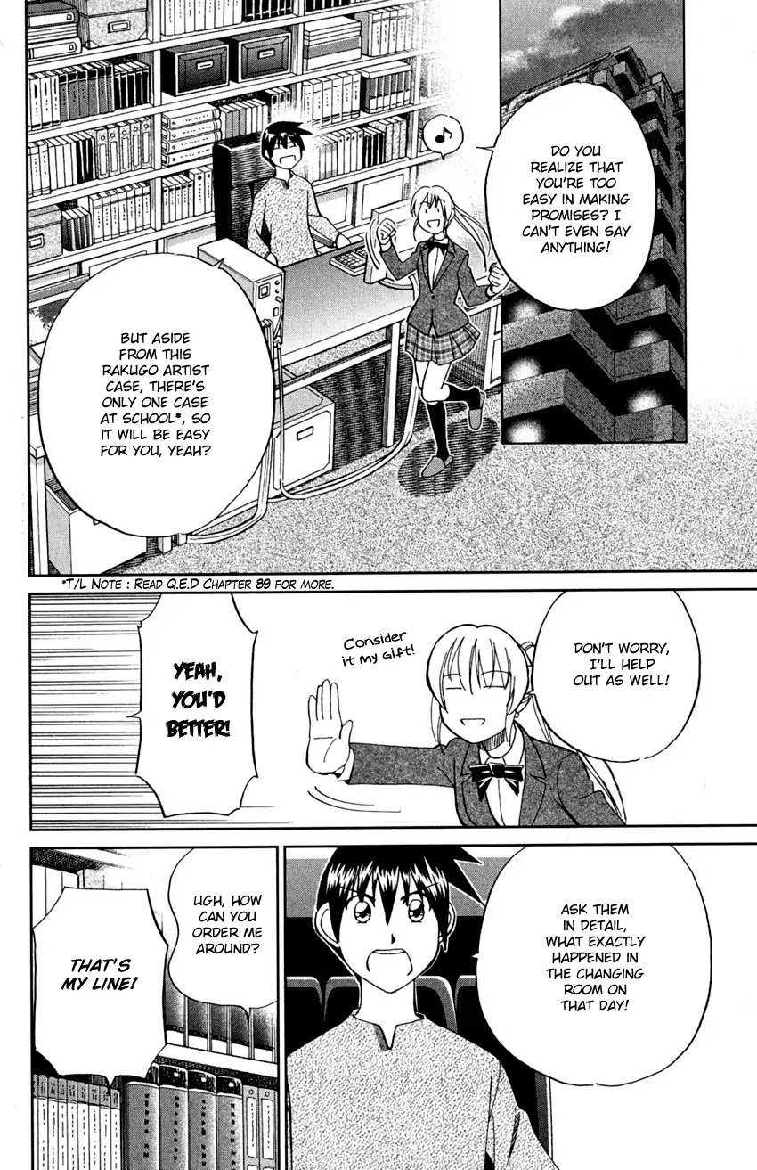 Q.E.D. - Shoumei Shuuryou Chapter 90 page 38 - Chapter 90: Broken Heart
