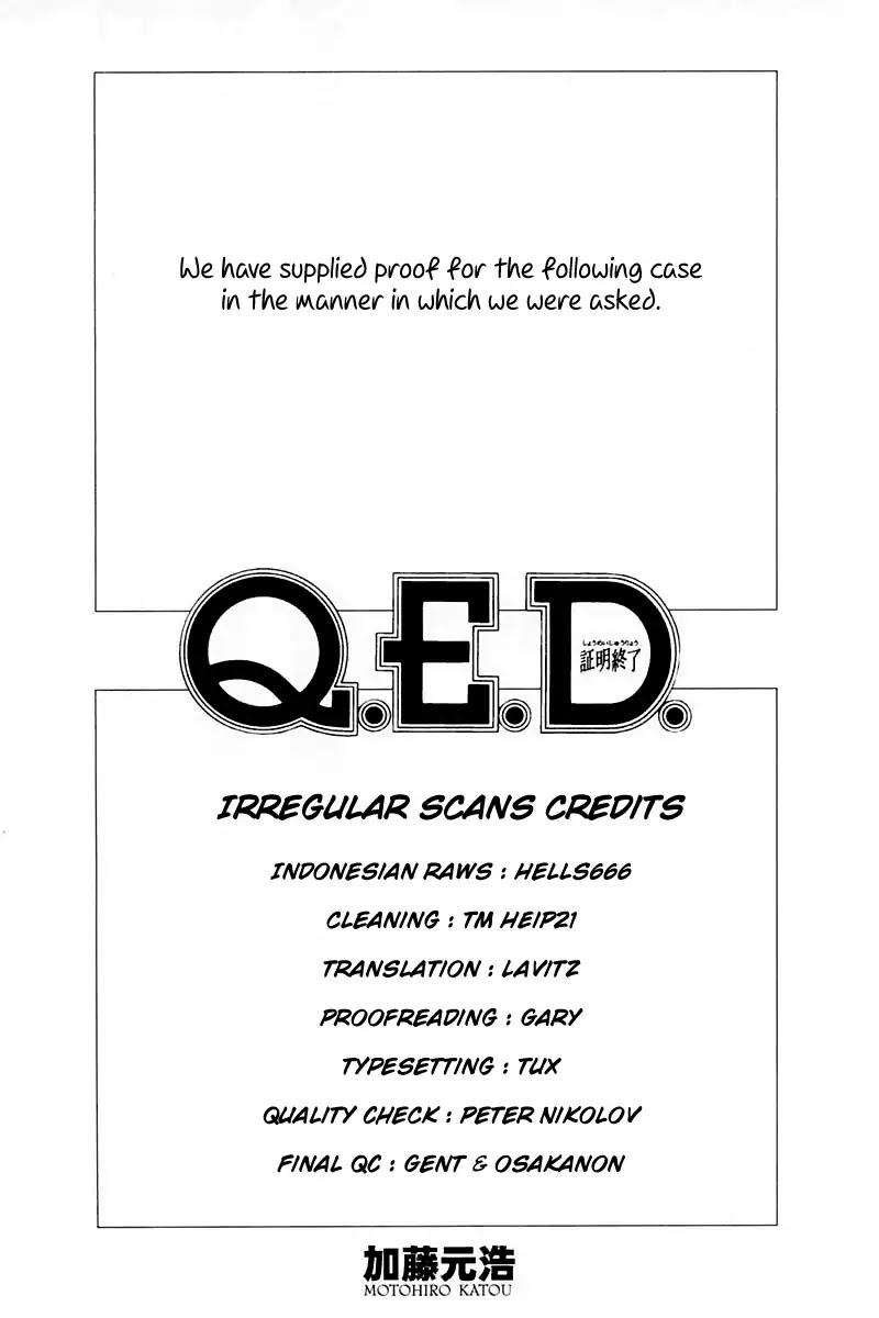 Q.E.D. - Shoumei Shuuryou Chapter 92 page 2 - Chapter 92: The Sun Is Still Blazing