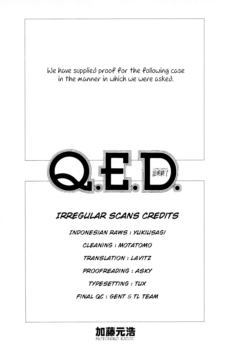 Q.E.D. - Shoumei Shuuryou Chapter 97 page 2 - Chapter 97: Love Story