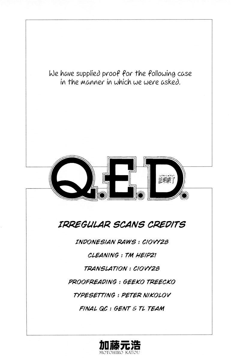 Q.E.D. - Shoumei Shuuryou Chapter 98 page 2 - Chapter 98: Observation