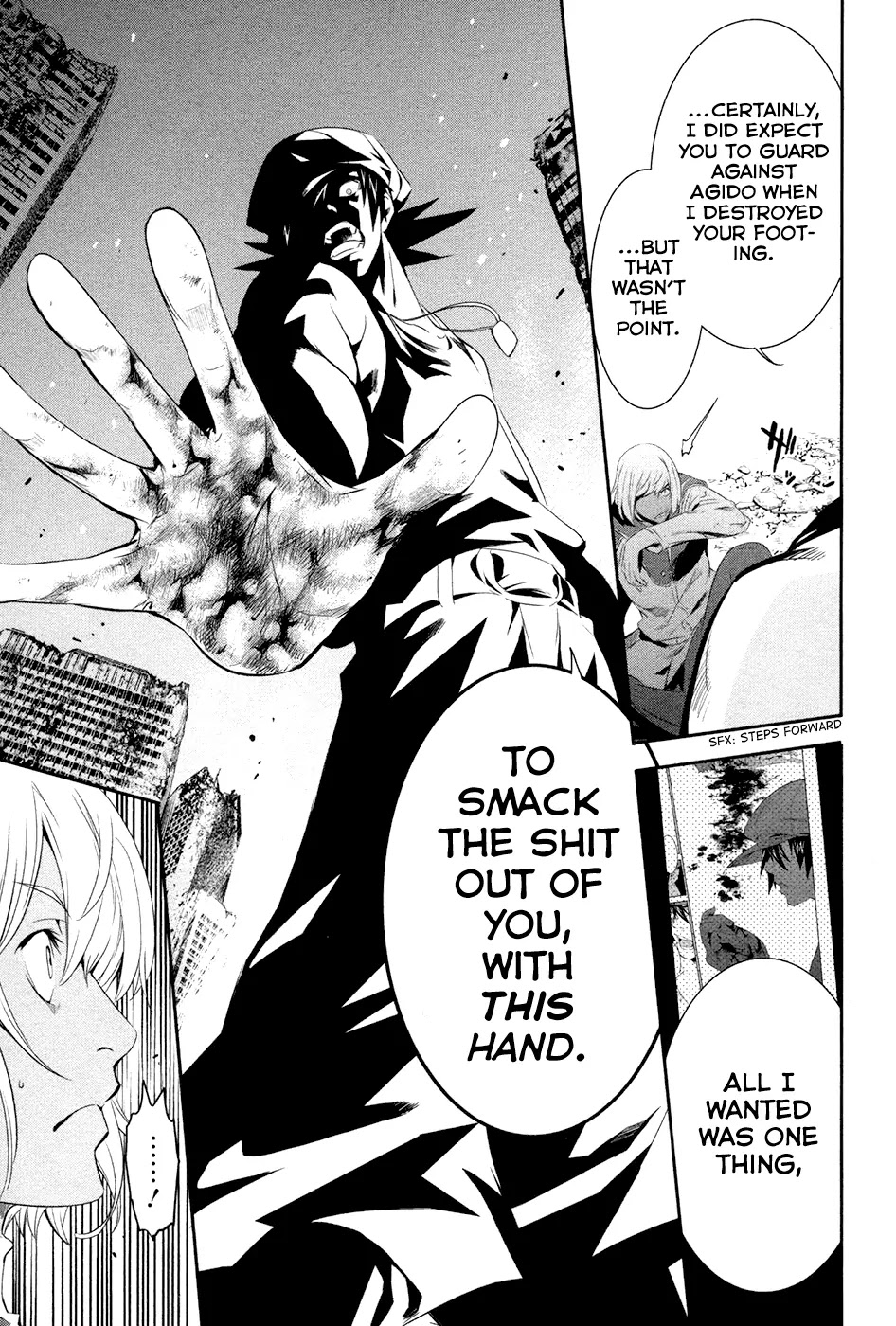 Q (SHIHIRA Tatsuya) Chapter 10 page 28 - Chapter 10: This One Strike, Packed with Anger