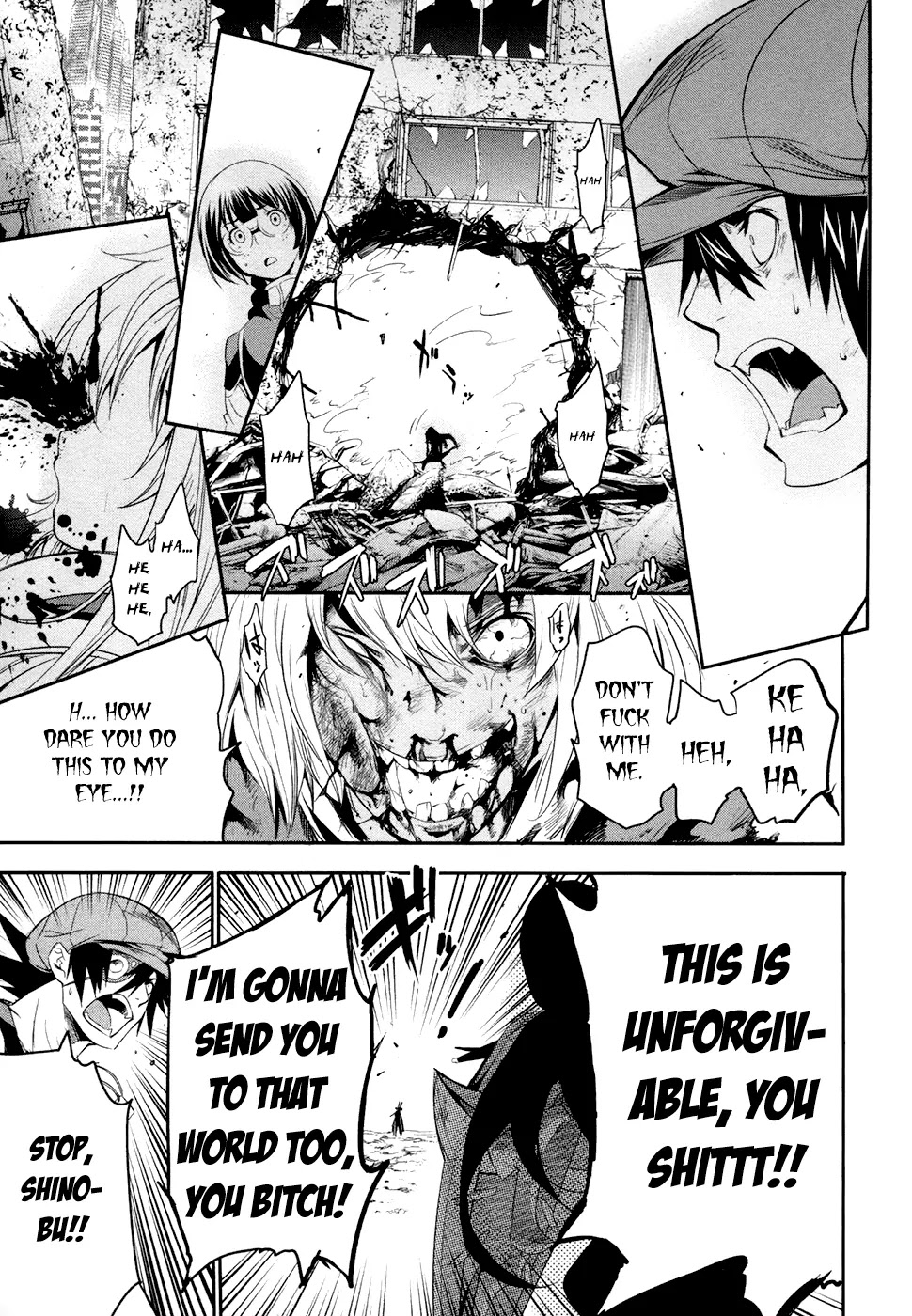 Q (SHIHIRA Tatsuya) Chapter 10 page 36 - Chapter 10: This One Strike, Packed with Anger