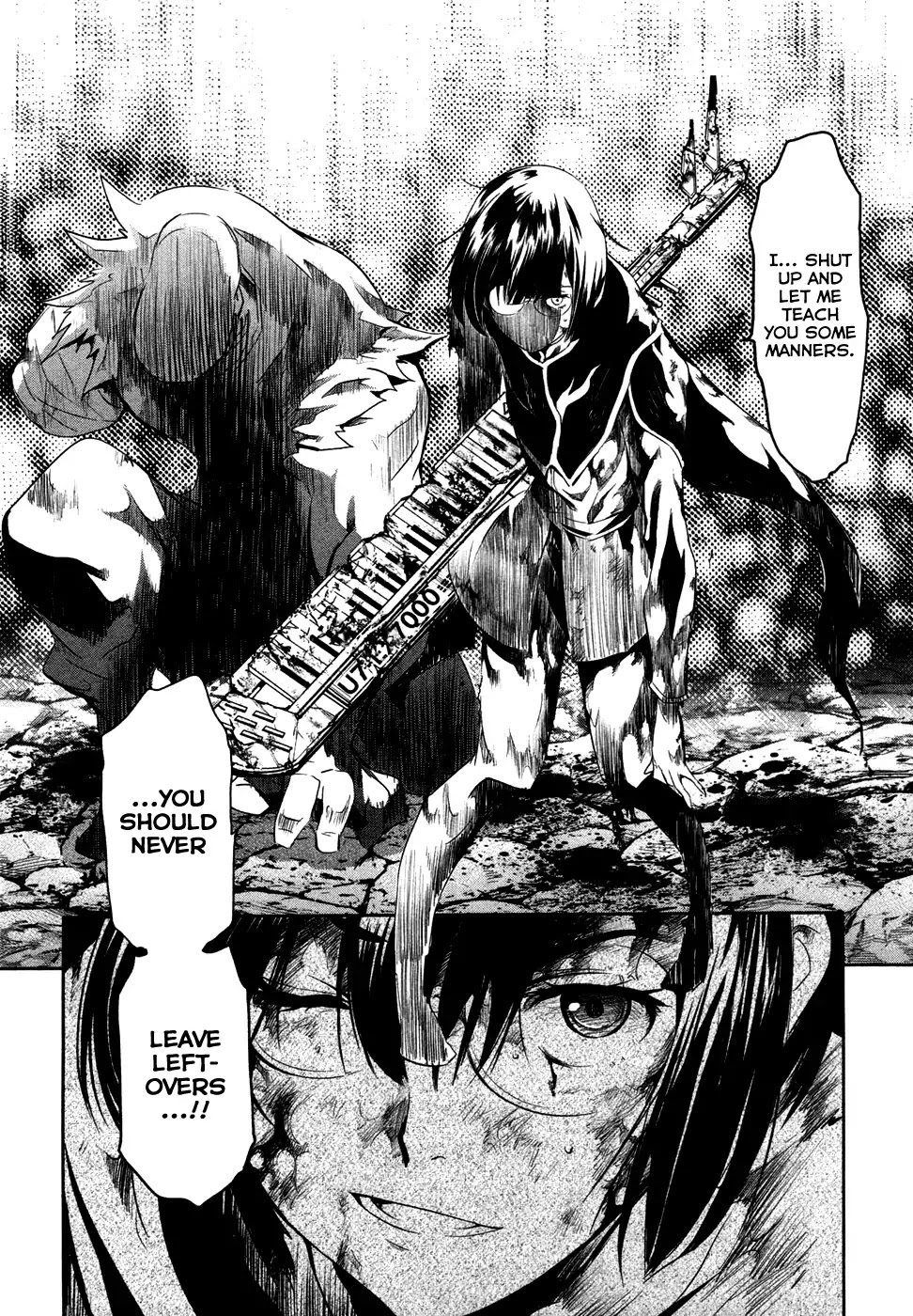 Q (SHIHIRA Tatsuya) Chapter 17 page 17 - Chapter 17: Decisive battle! Q (kuu) VS Q (kyuu)