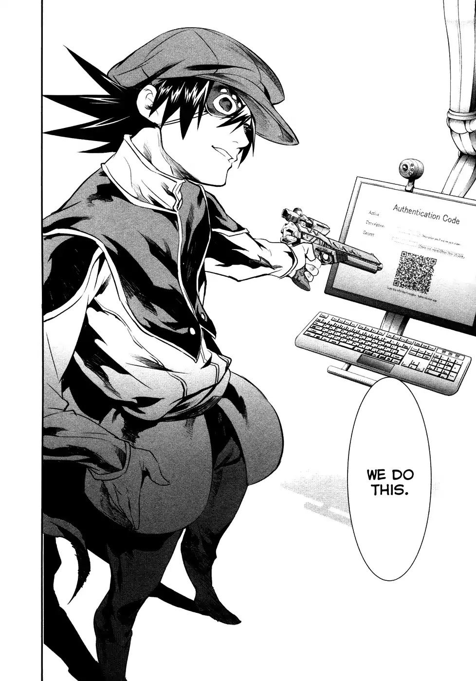 Q (SHIHIRA Tatsuya) Chapter 17 page 26 - Chapter 17: Decisive battle! Q (kuu) VS Q (kyuu)