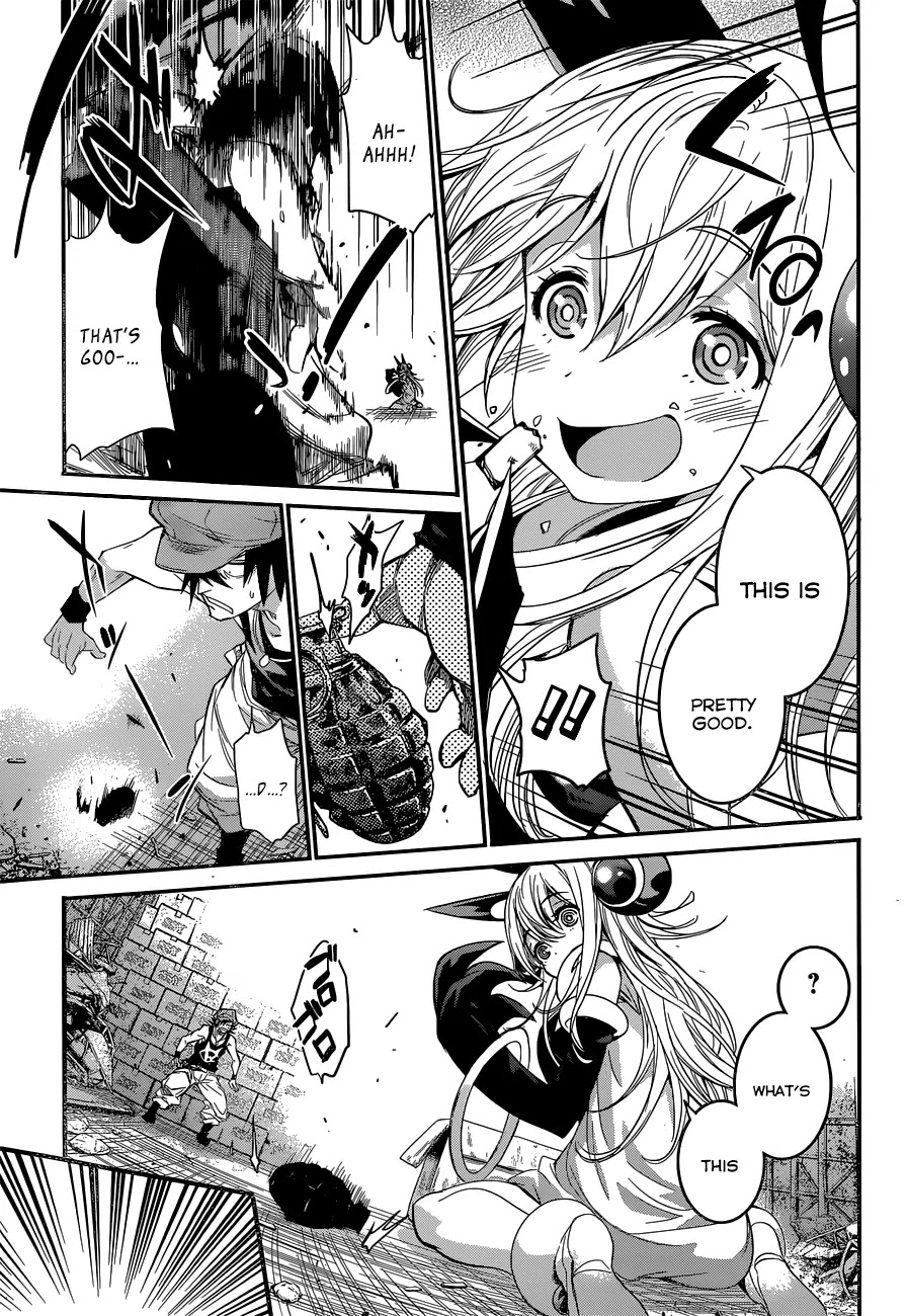 Q (SHIHIRA Tatsuya) Chapter 2 page 15 - Chapter 2: Super Weapon Model KR1