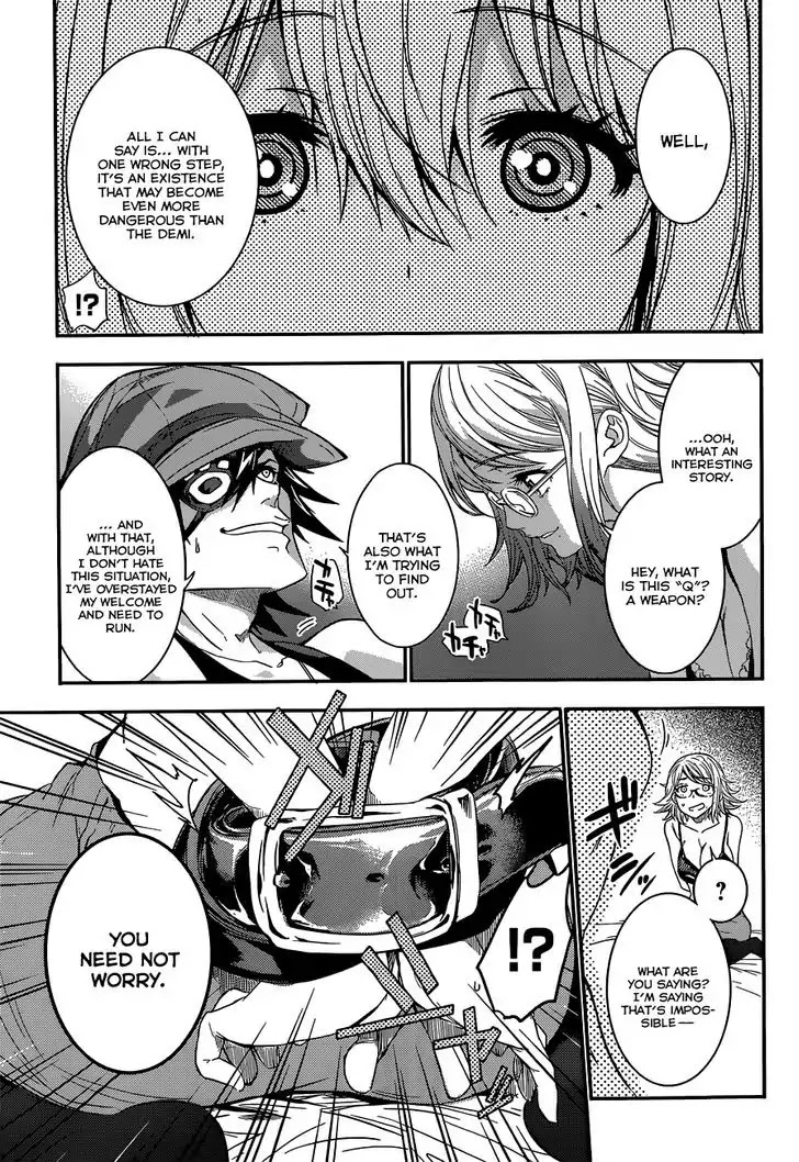 Q (SHIHIRA Tatsuya) Chapter 3 page 22 - Chapter 3: Glory for Whose Sake