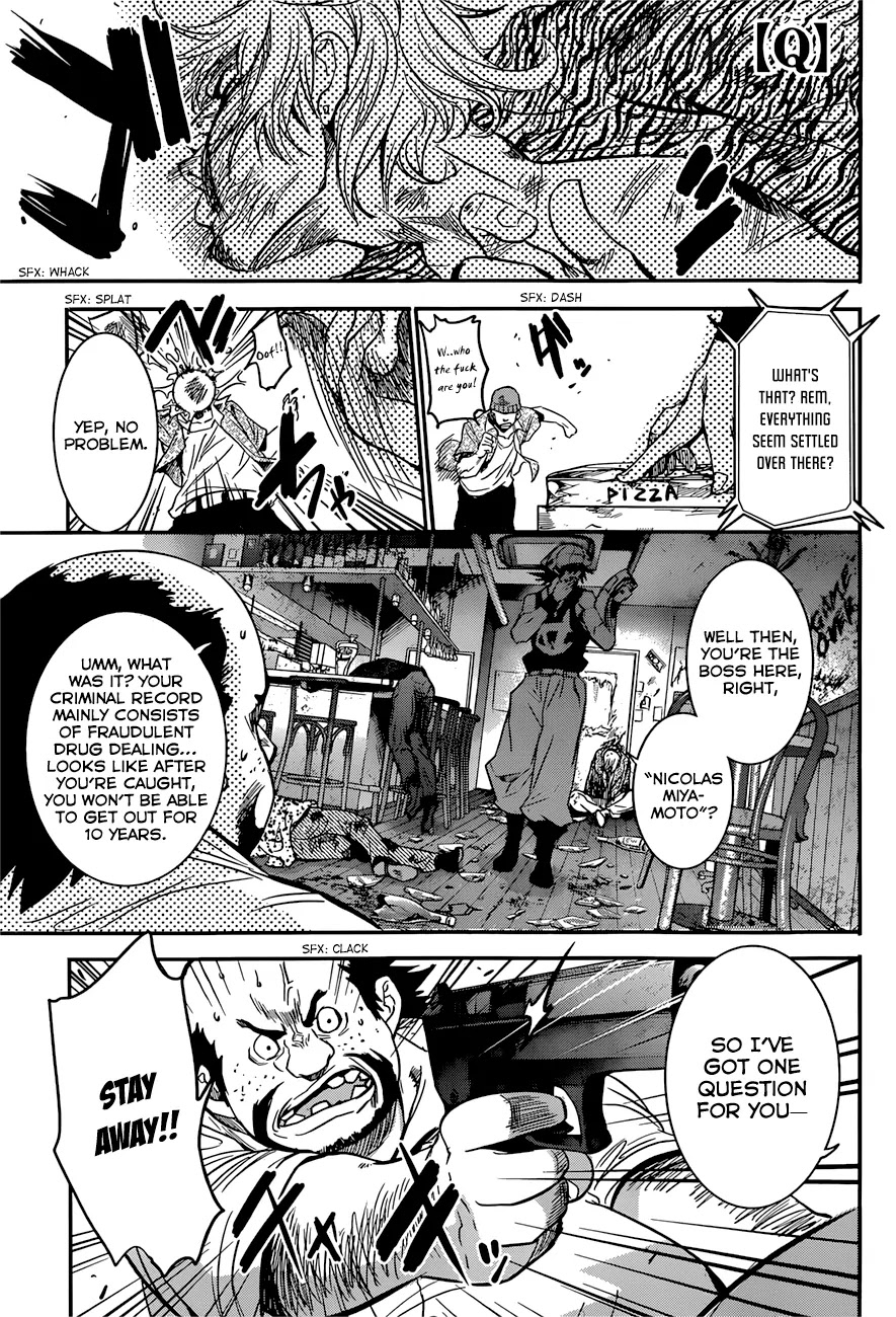 Q (SHIHIRA Tatsuya) Chapter 6 page 2 - Chapter 6: Break Through a Gateway! (1)