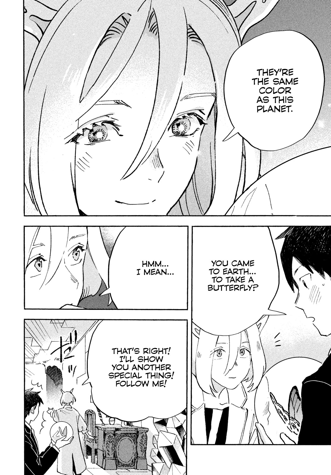 Q, What is Love? Chapter 1 page 30 - Chapter 1: Morpho menelaus