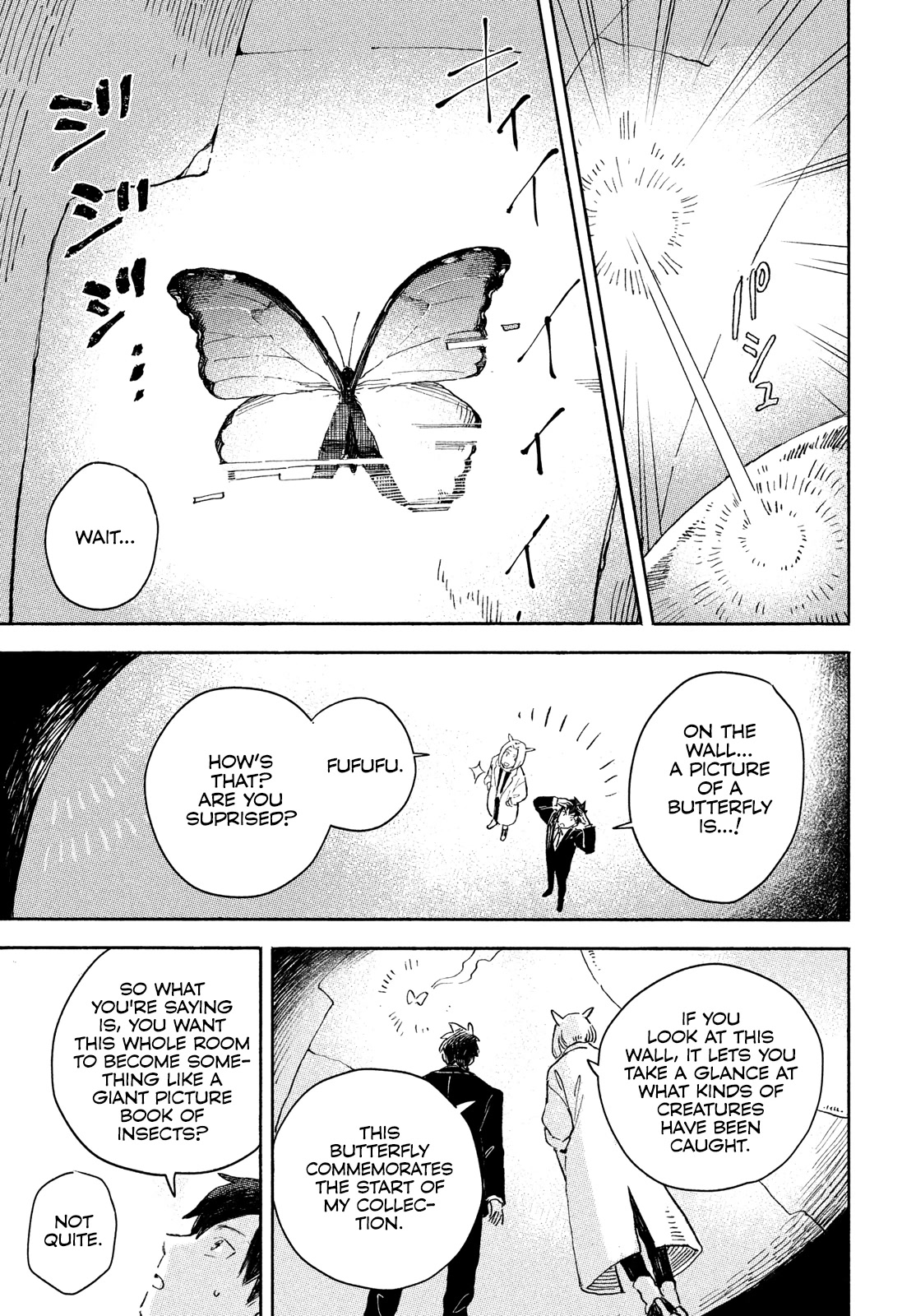 Q, What is Love? Chapter 1 page 34 - Chapter 1: Morpho menelaus