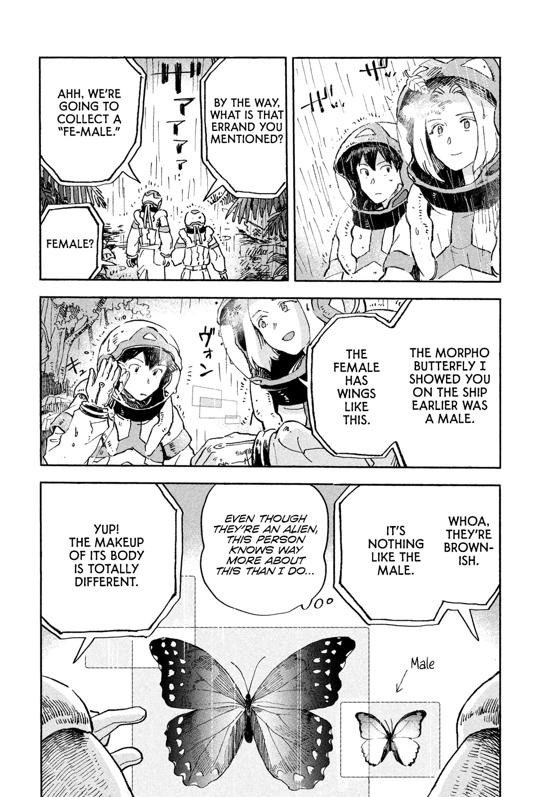 Q, What is Love? Chapter 1 page 41 - Chapter 1: Morpho menelaus