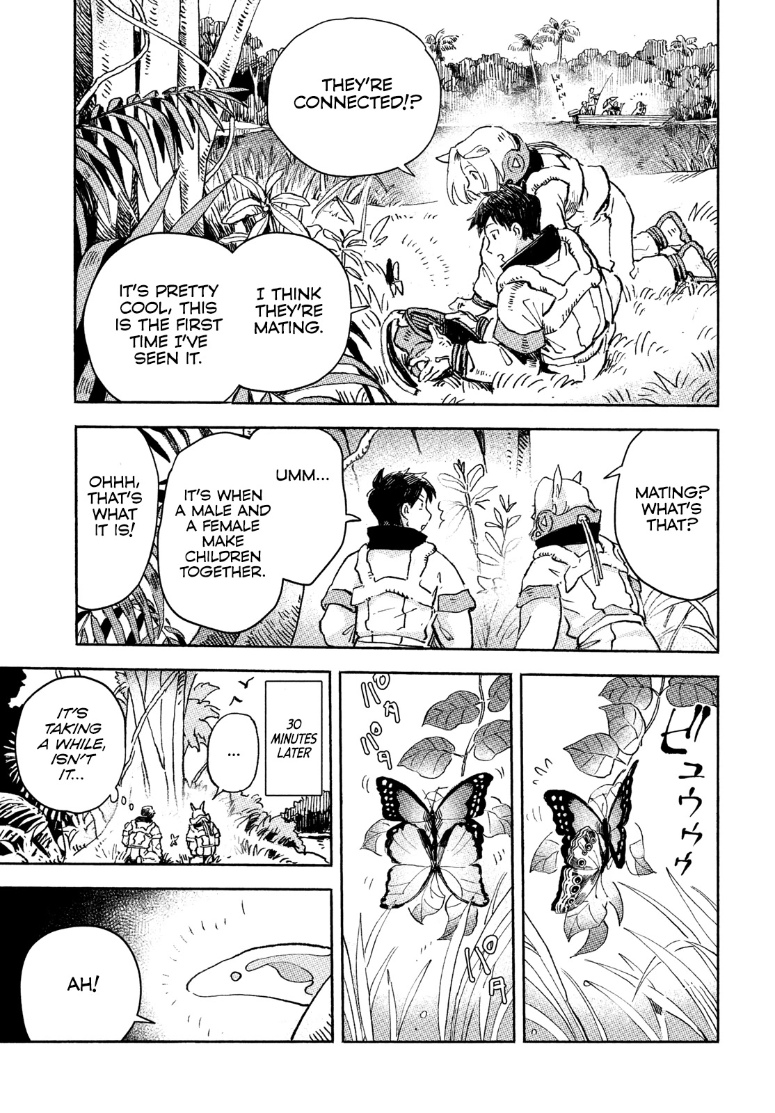 Q, What is Love? Chapter 1 page 46 - Chapter 1: Morpho menelaus
