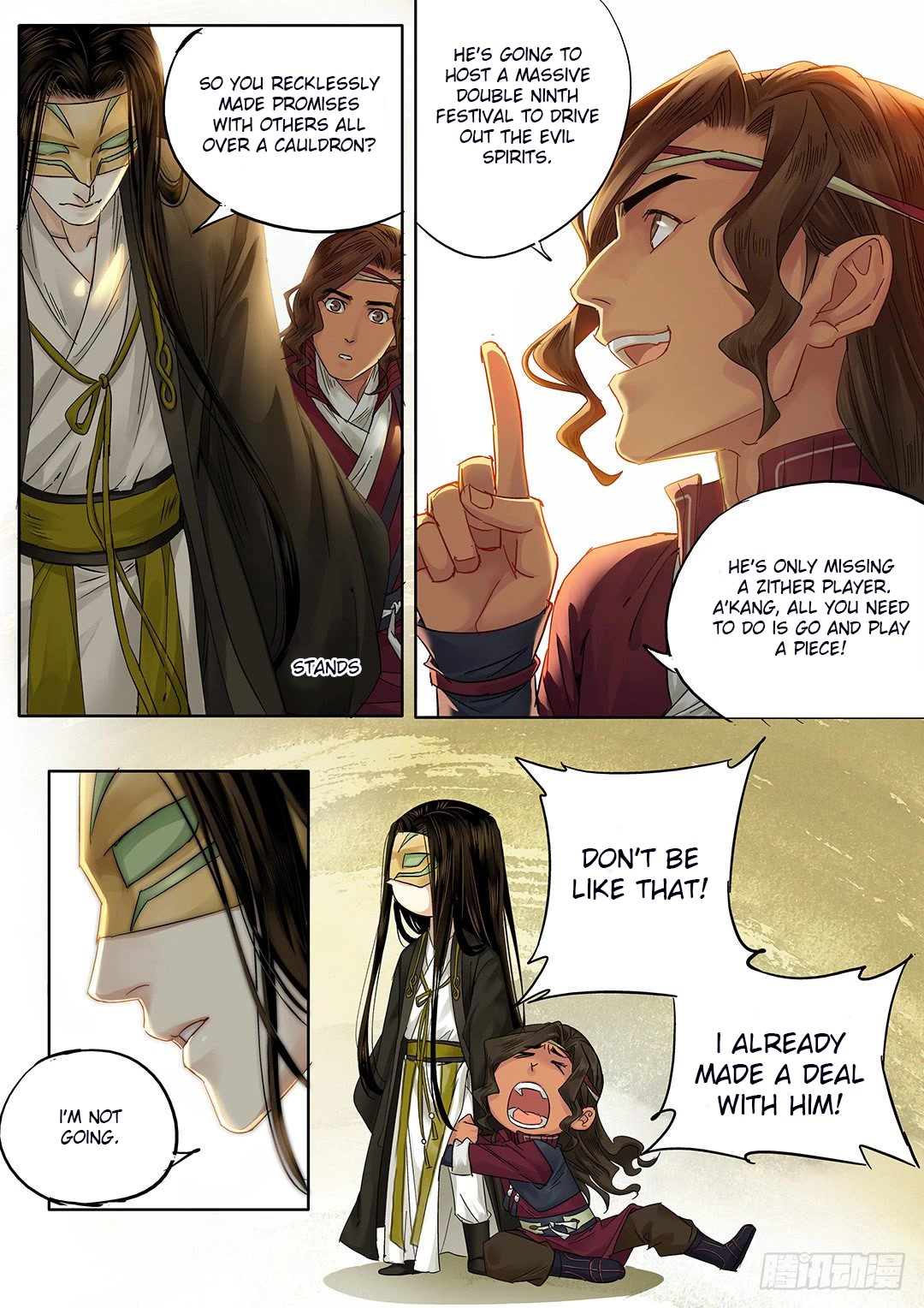 Qin Si Chapter 21 page 3 - Chapter 21: Chongyang Mystery (2)