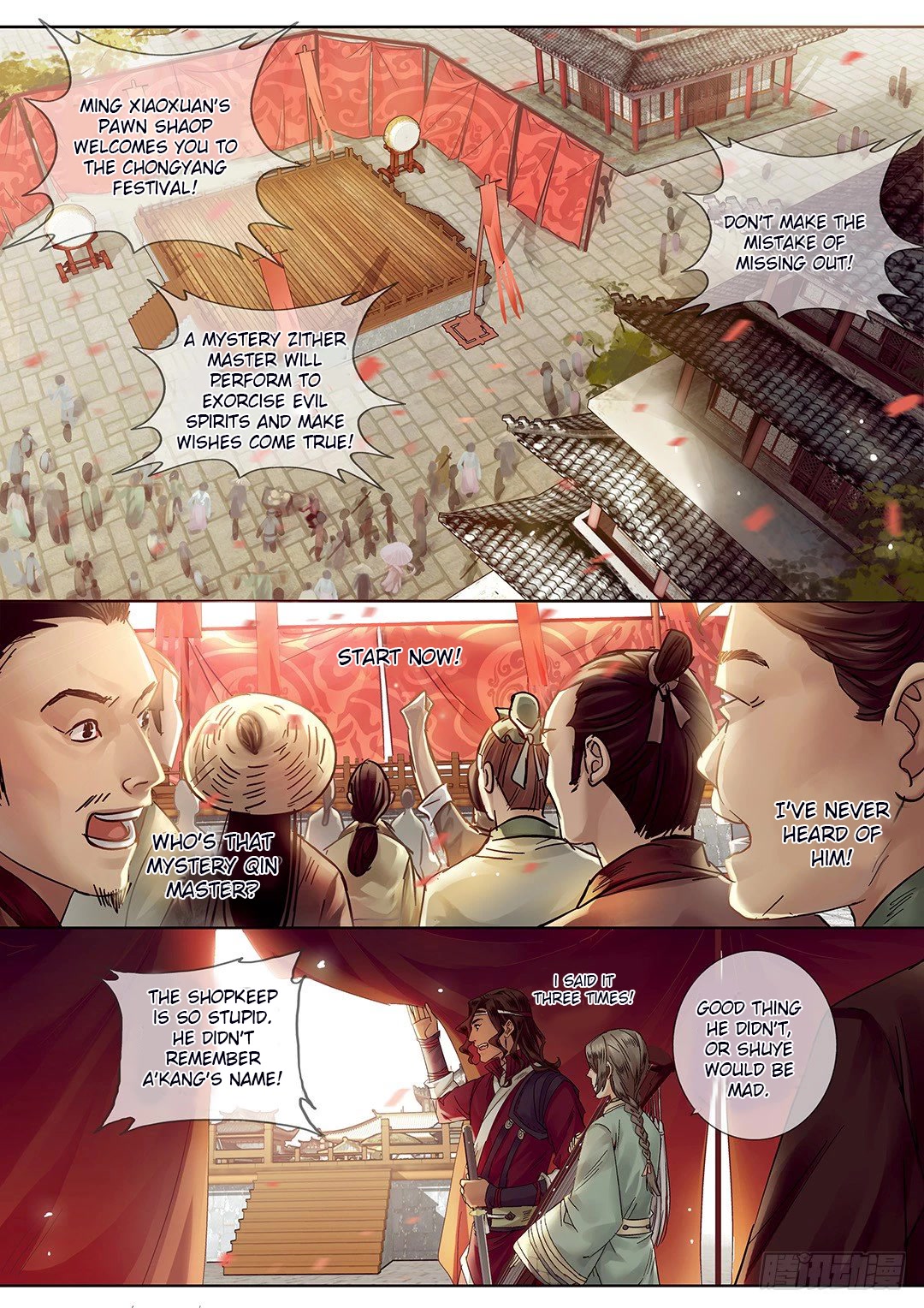 Qin Si Chapter 21 page 7 - Chapter 21: Chongyang Mystery (2)