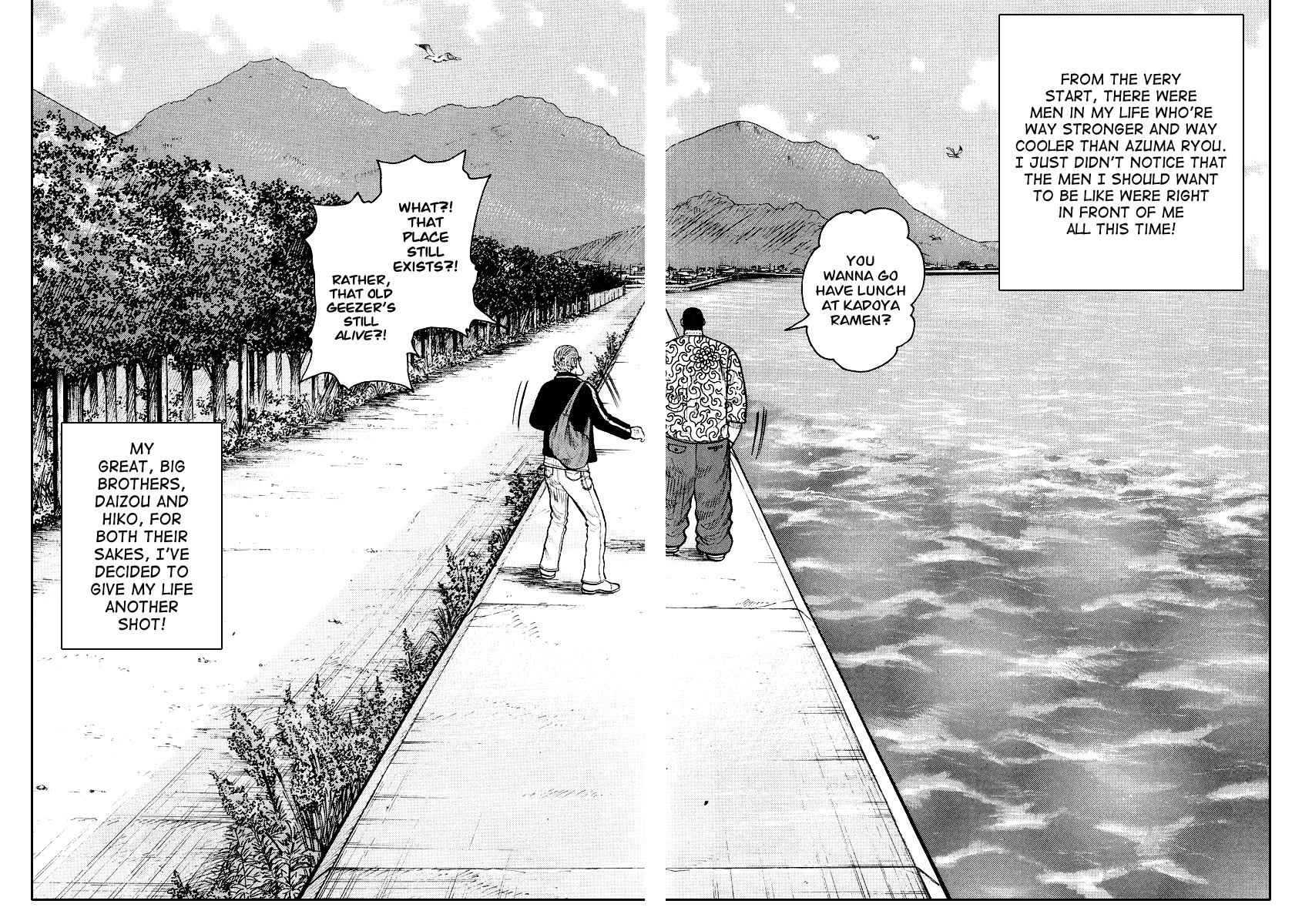 QP Gaiden Chapter 8 page 26 - Chapter 8: A day I saw the God of Death. "Going Home..."