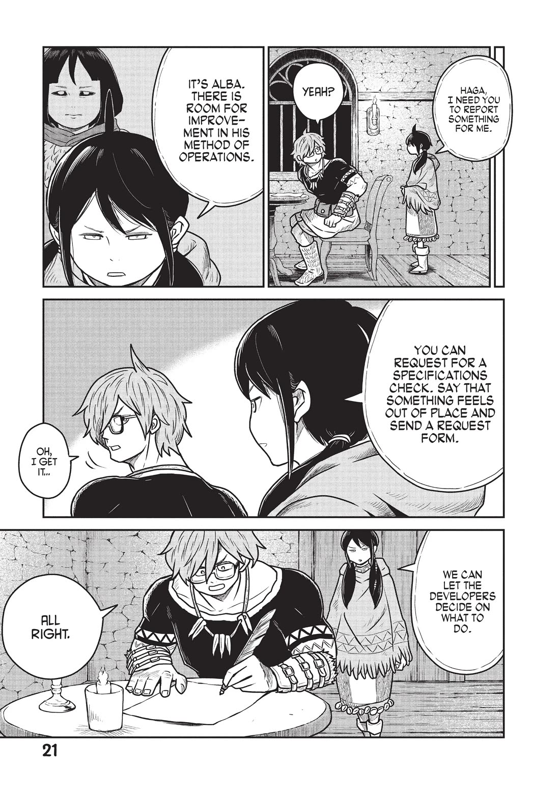 Quality Assurance in Another World Chapter 28 page 22 - Chapter 28: Alba 2