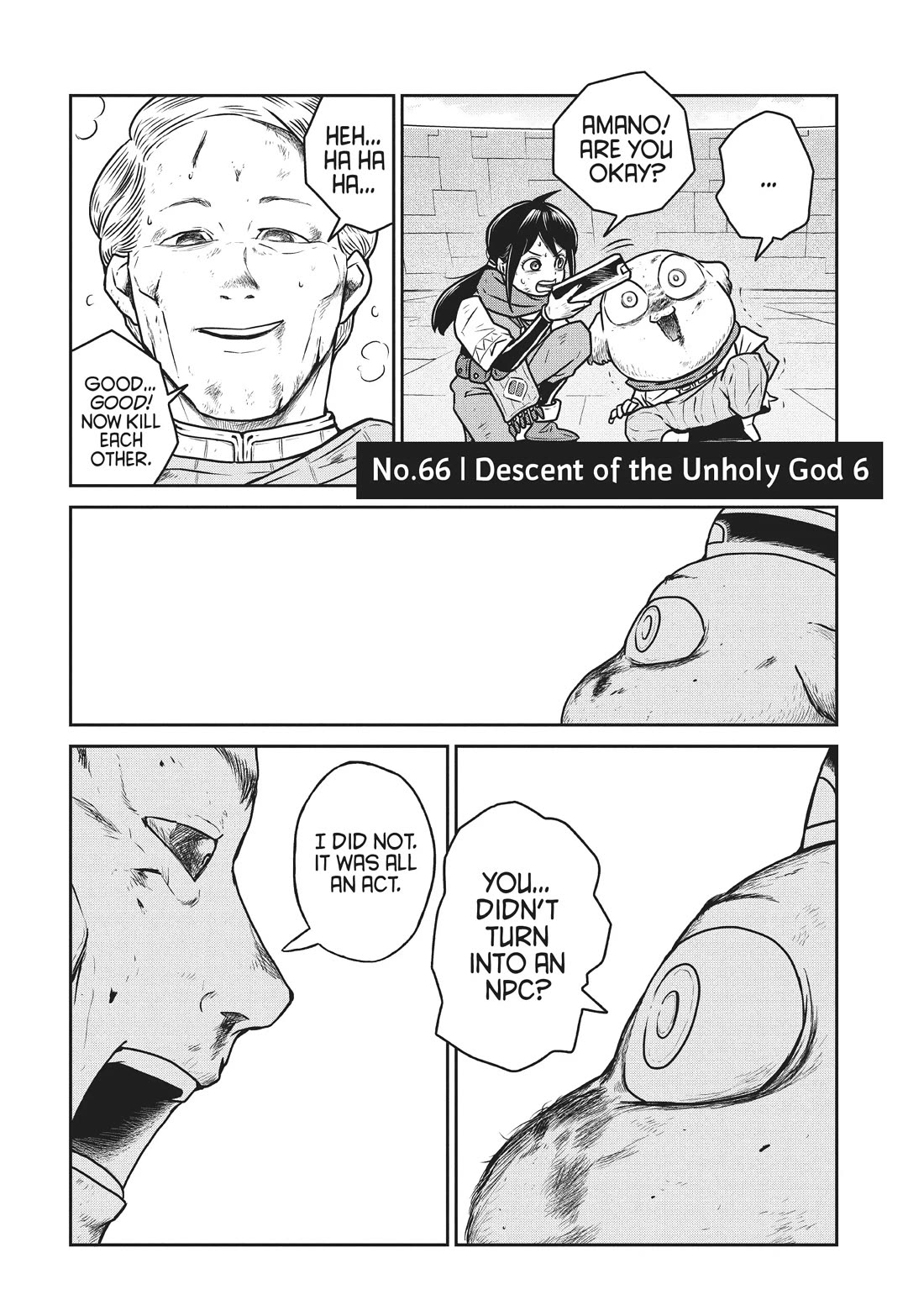 Quality Assurance in Another World Chapter 66 page 1 - Chapter 66: Descent of the Unholy God 6