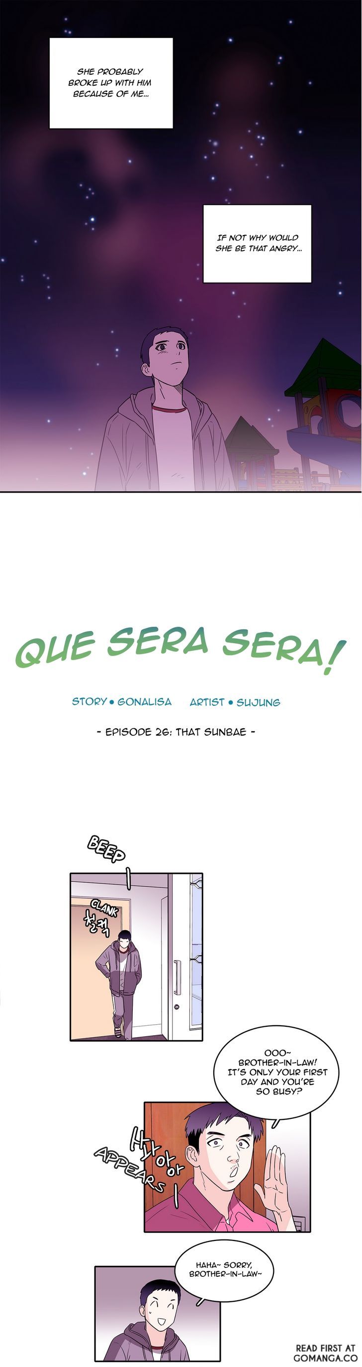 Que Sera, Sera Chapter 26 page 11 - Chapter 26 : That Sunbae