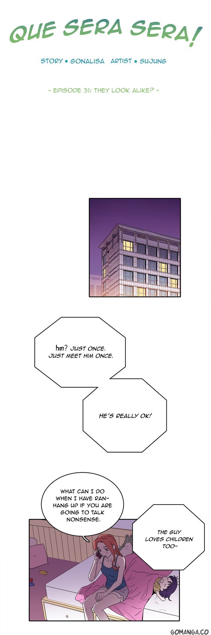 Que Sera, Sera Chapter 31 page 11 - Chapter 31 : They Look Alike?
