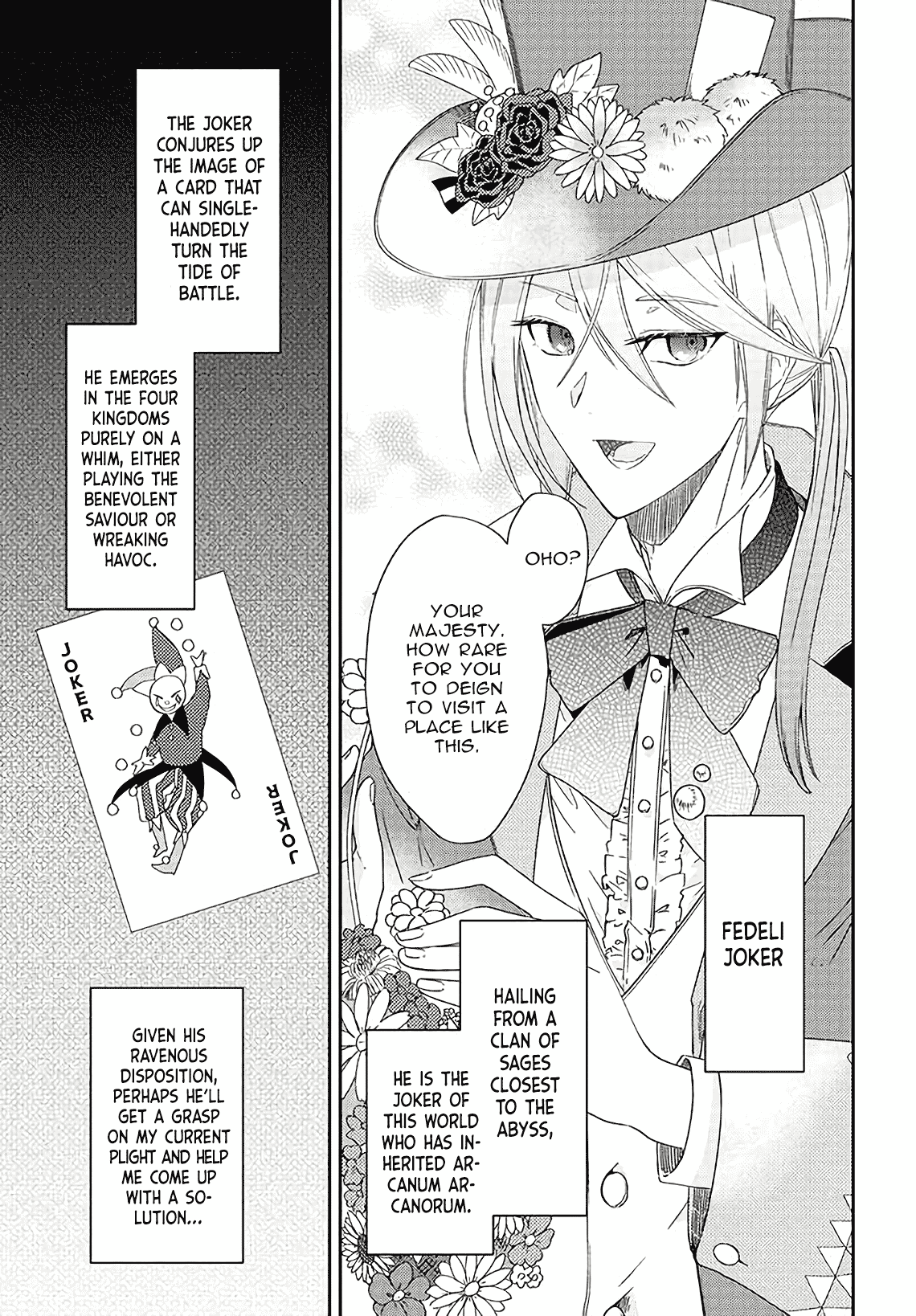 Queen of Hearts in Wonderland Chapter 2.1 page 4 - Chapter 2.1: ♡ Joker
