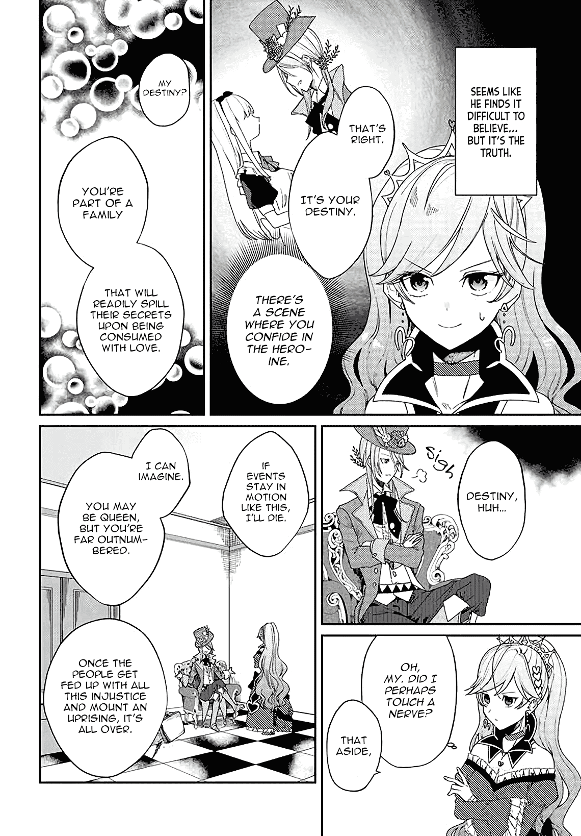 Queen of Hearts in Wonderland Chapter 2.2 page 2 - Chapter 2.2: ♡ Joker