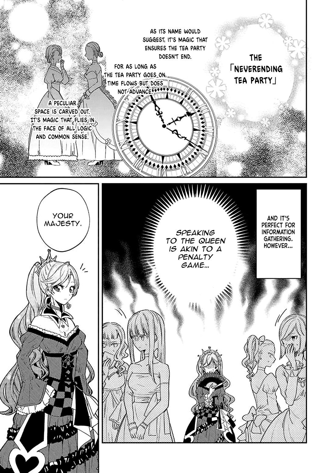 Queen of Hearts in Wonderland Chapter 3.1 page 8 - Chapter 3.1: ♡ Party